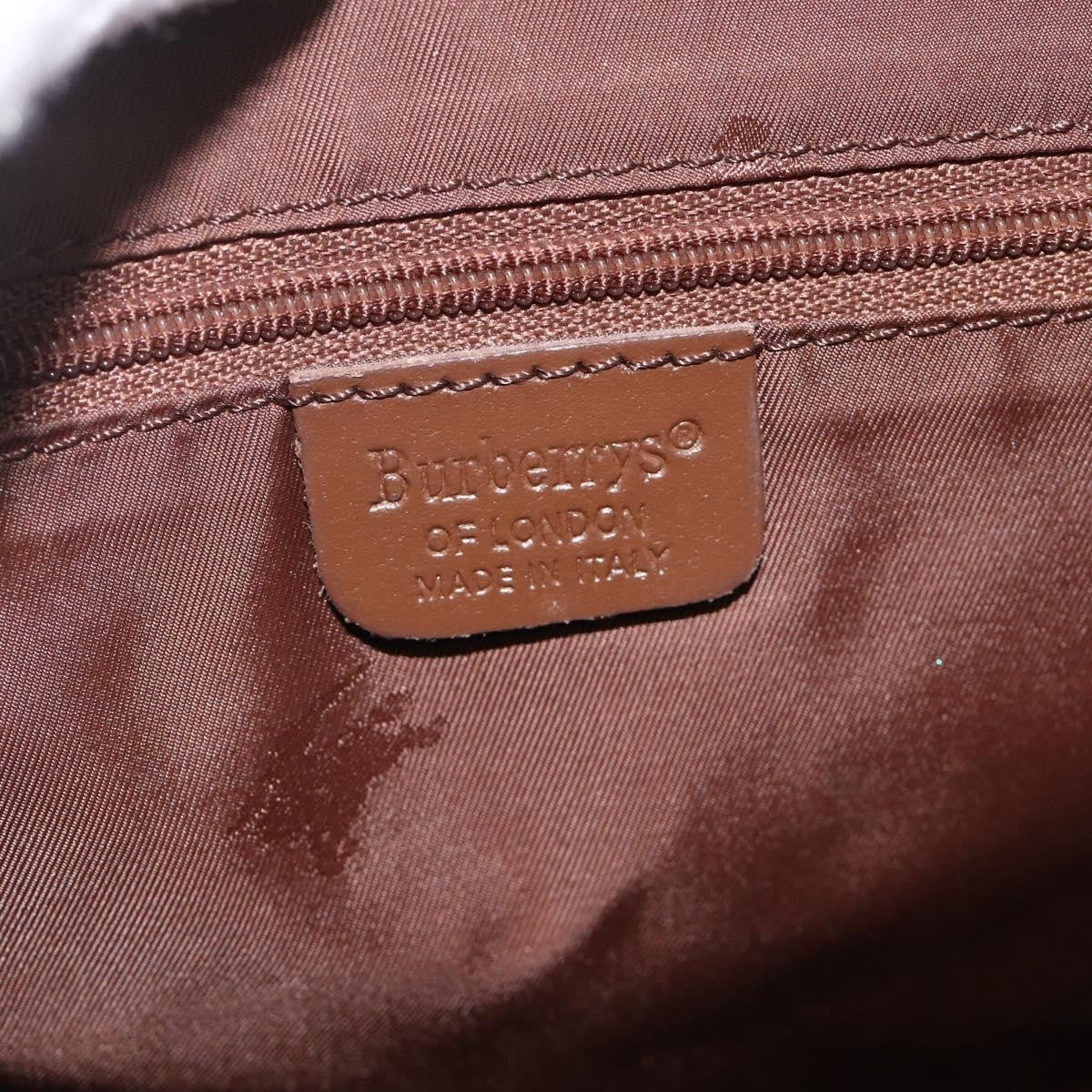 Burberrys Nova Check Shoulder Bag - Beige / Gold, PVC Leather