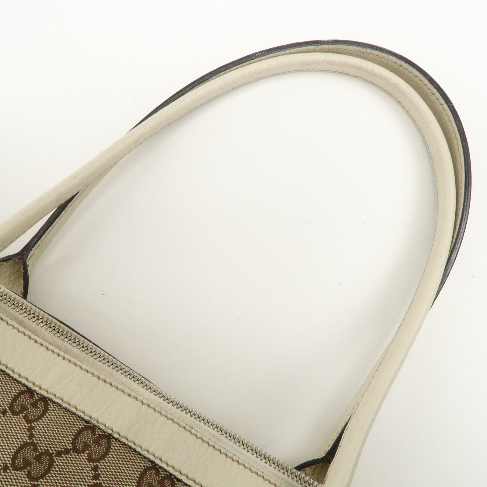 Gucci Princy Sherry Tote Bag - Brown Ivory, GG Canvas Leather
