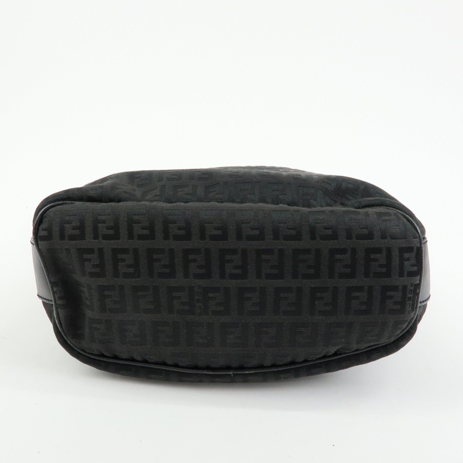 Fendi Shoulder Bag - Black, Canvas, Leather