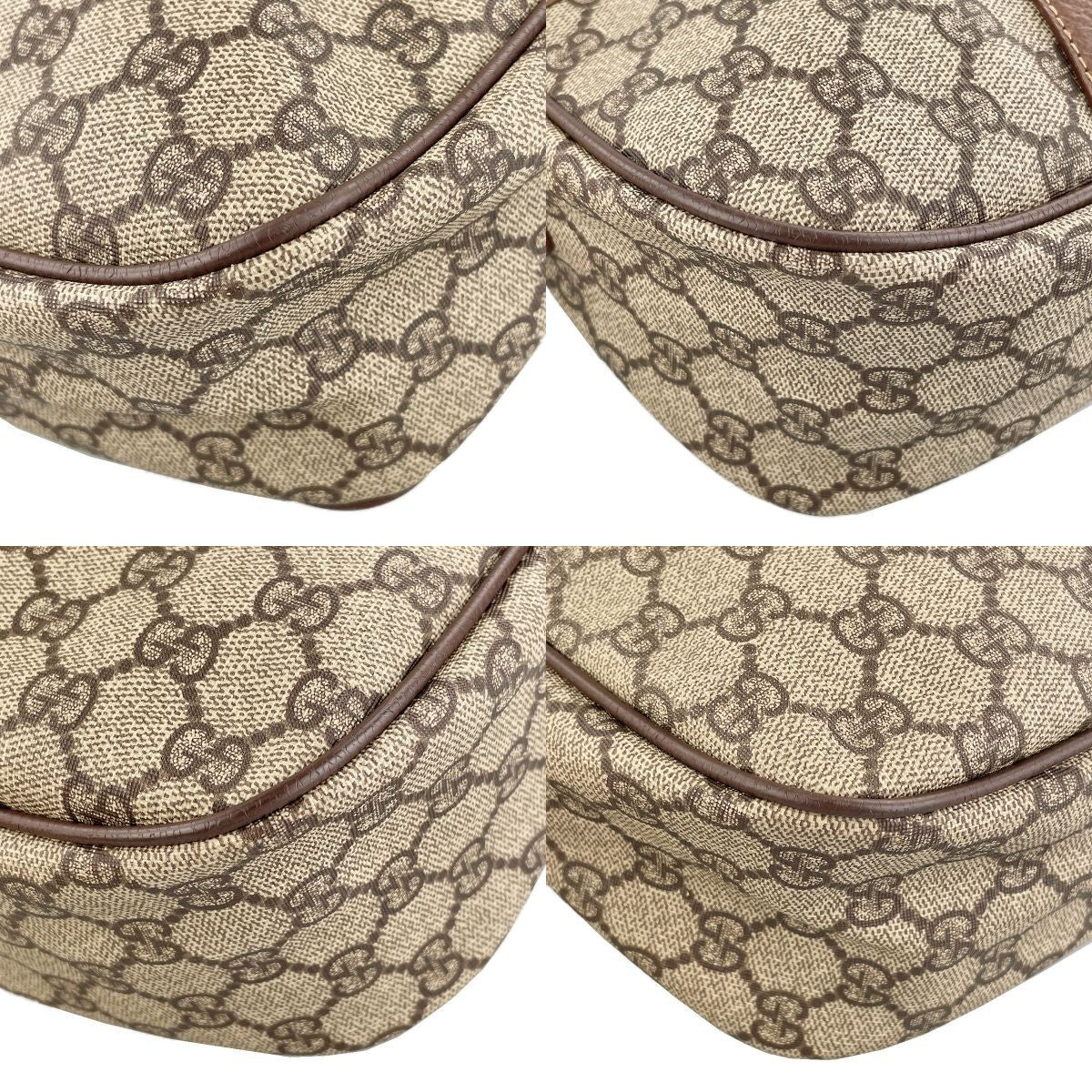 Gucci Sherry Line Shoulder Bag - Beige, Brown, Leather, PVC