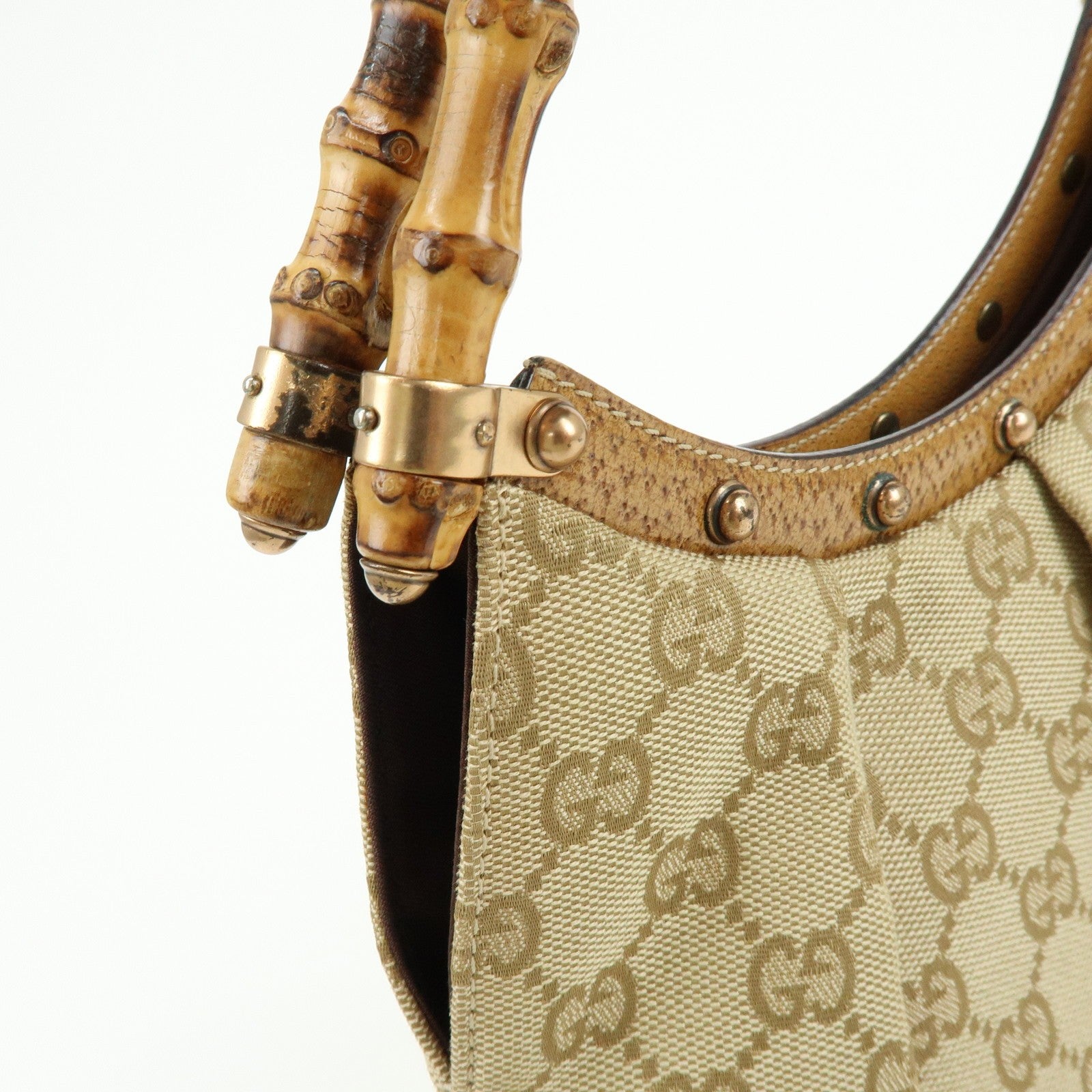 Gucci Tote Bag - Beige, GG Canvas and Leather