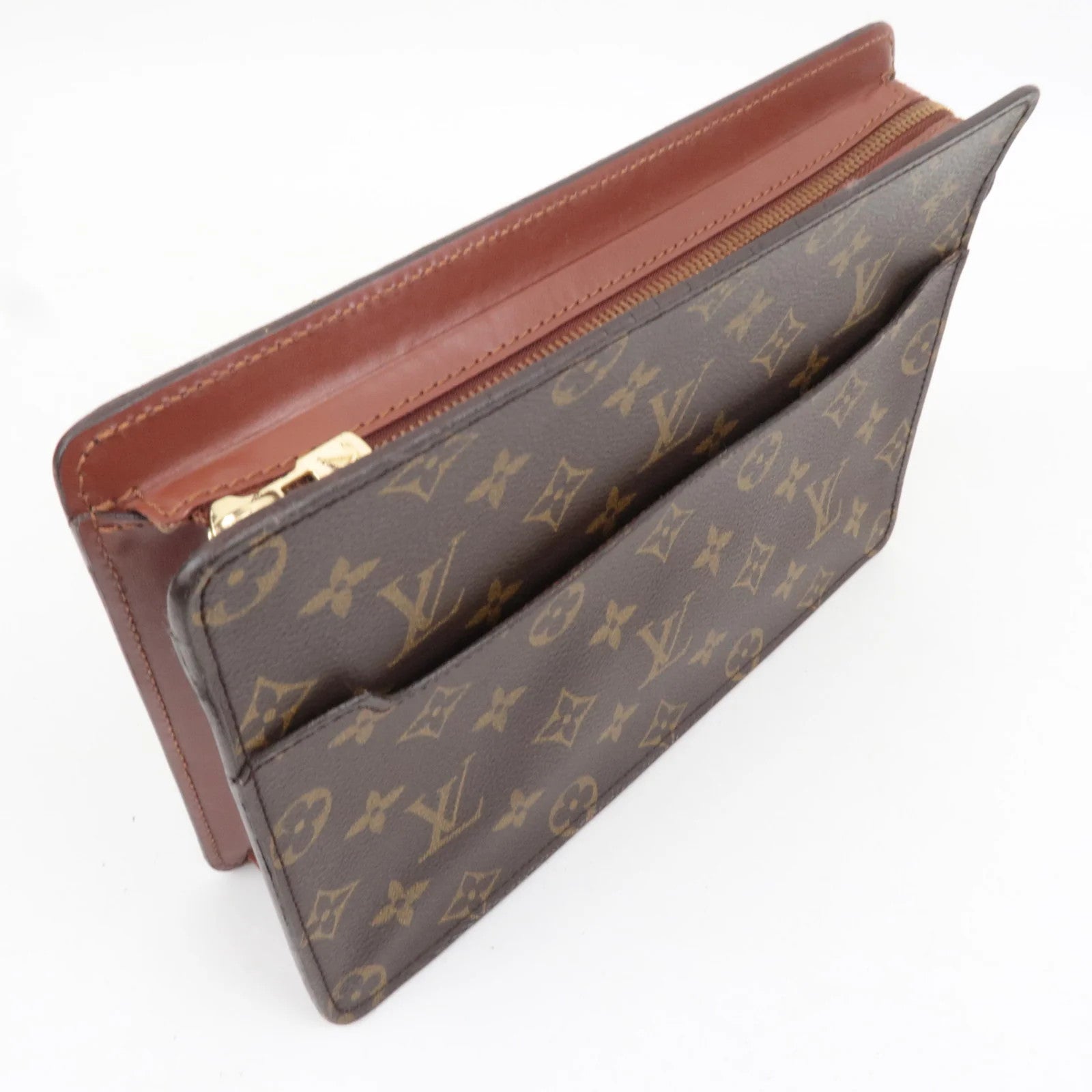 Louis Vuitton Monogram Pochette Homme Clutch Bag - Monogram, Canvas, Leather