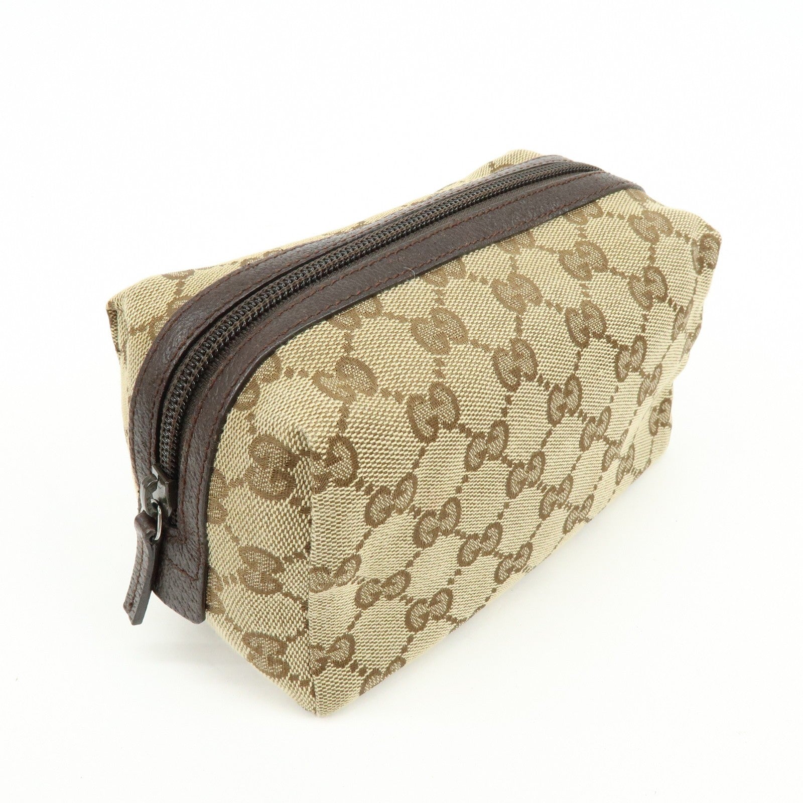 Gucci Pouch - Beige Brown, Canvas