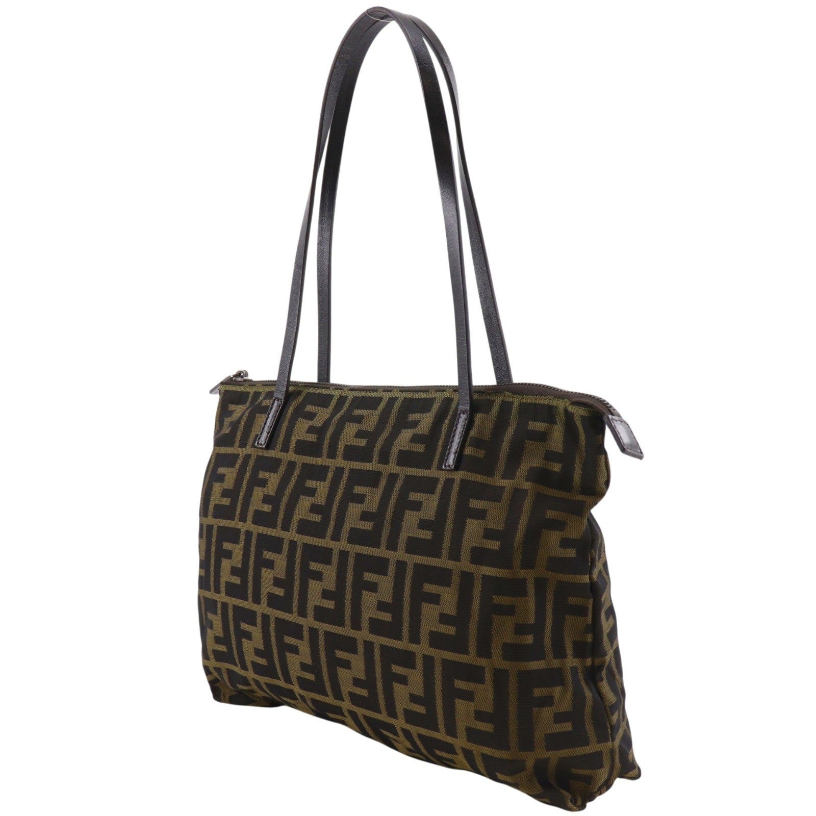Fendi Zucca Tote Bag - Brown, Nylon Canvas