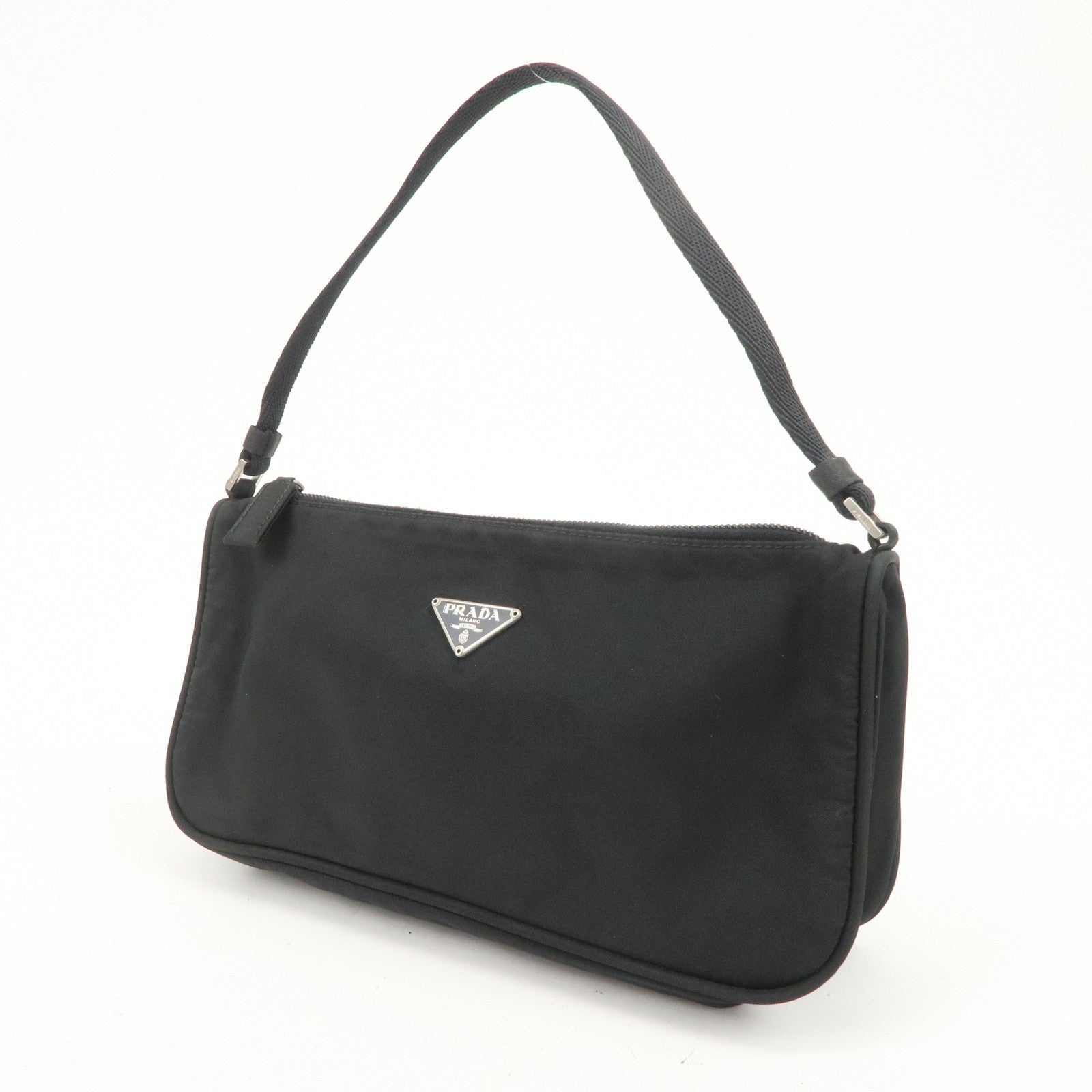 Prada Hand Bag - Black, Nylon