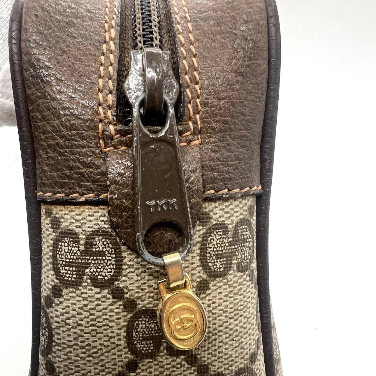 Gucci GG Leather Sherry Line Clutch