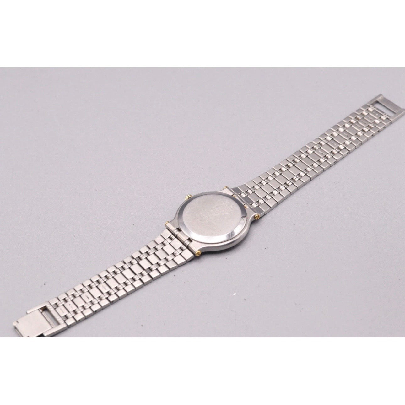 Vintage GUCCI 9000M Men's Quartz Watch Gold Dial Swiss Made