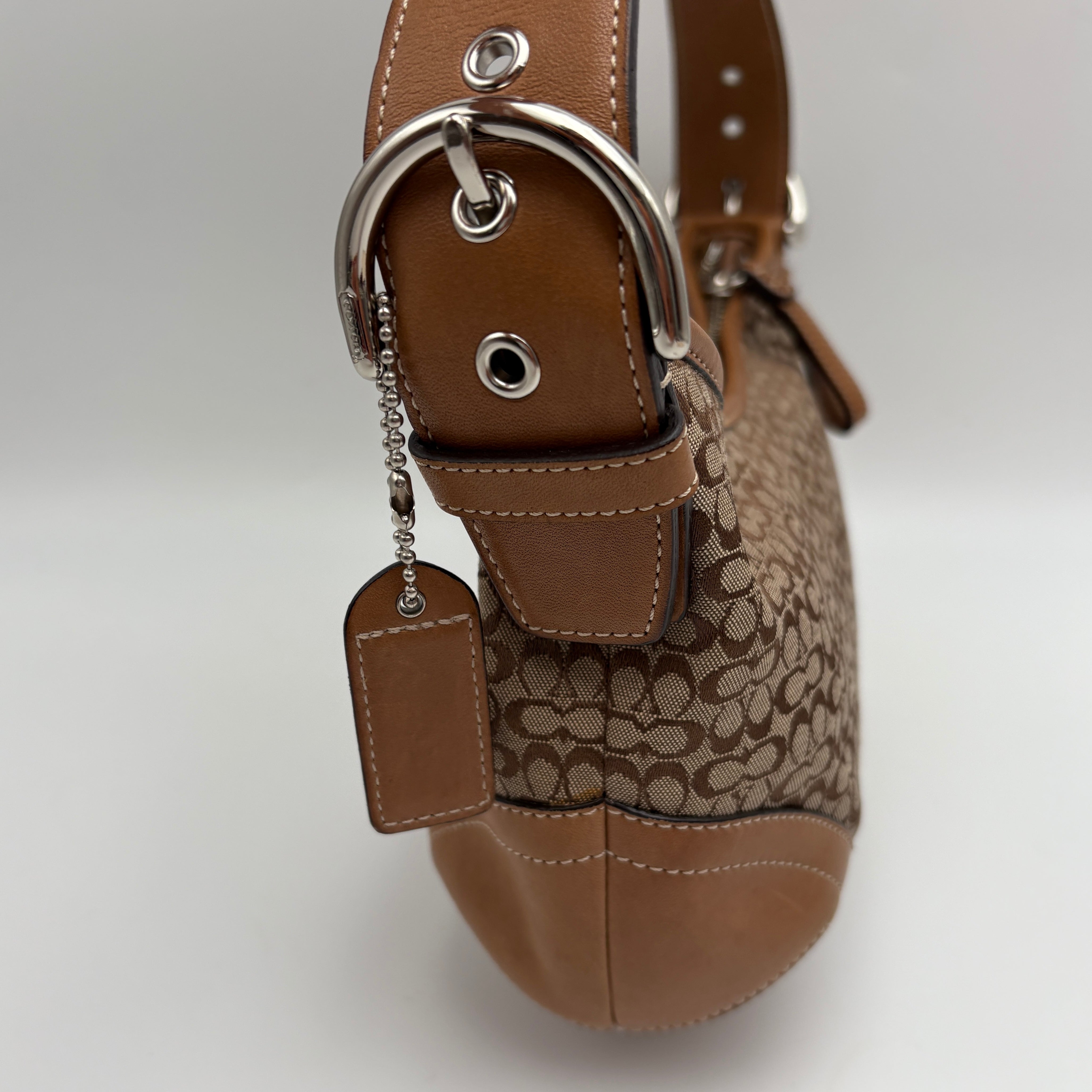 Coach signature shoulder bag
