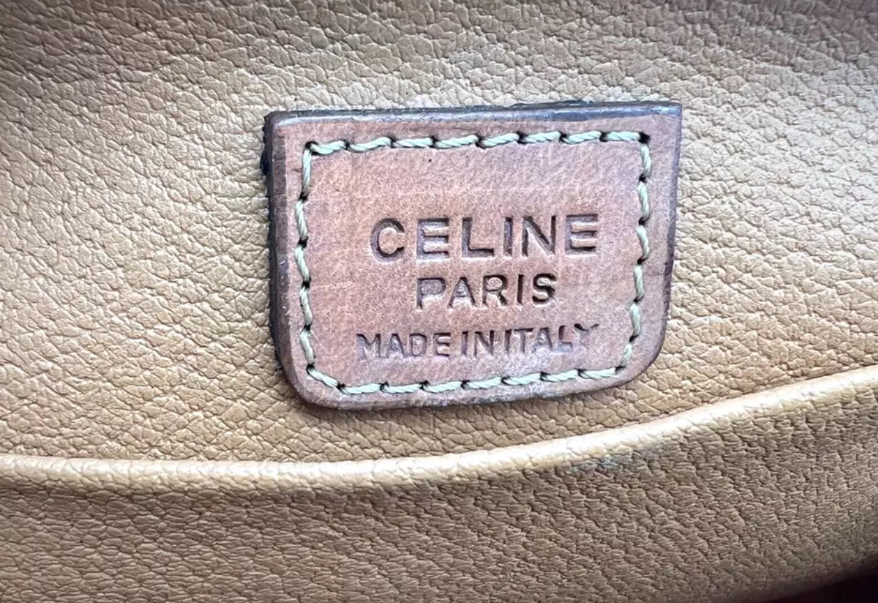 Macadam Canvas pouch Leather Brown