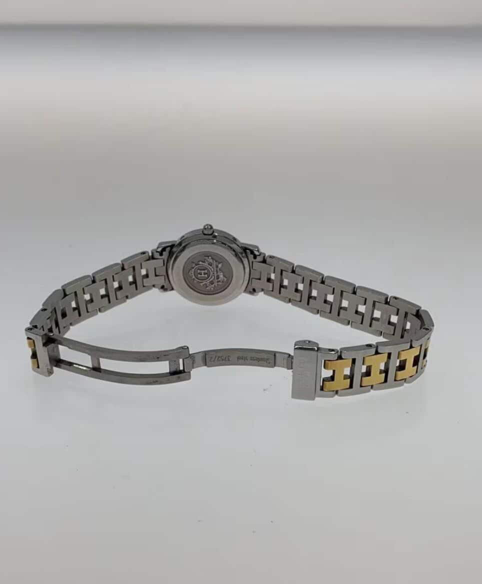 Hermès Clipper CL4 220 Watch - White, Stainless Steel