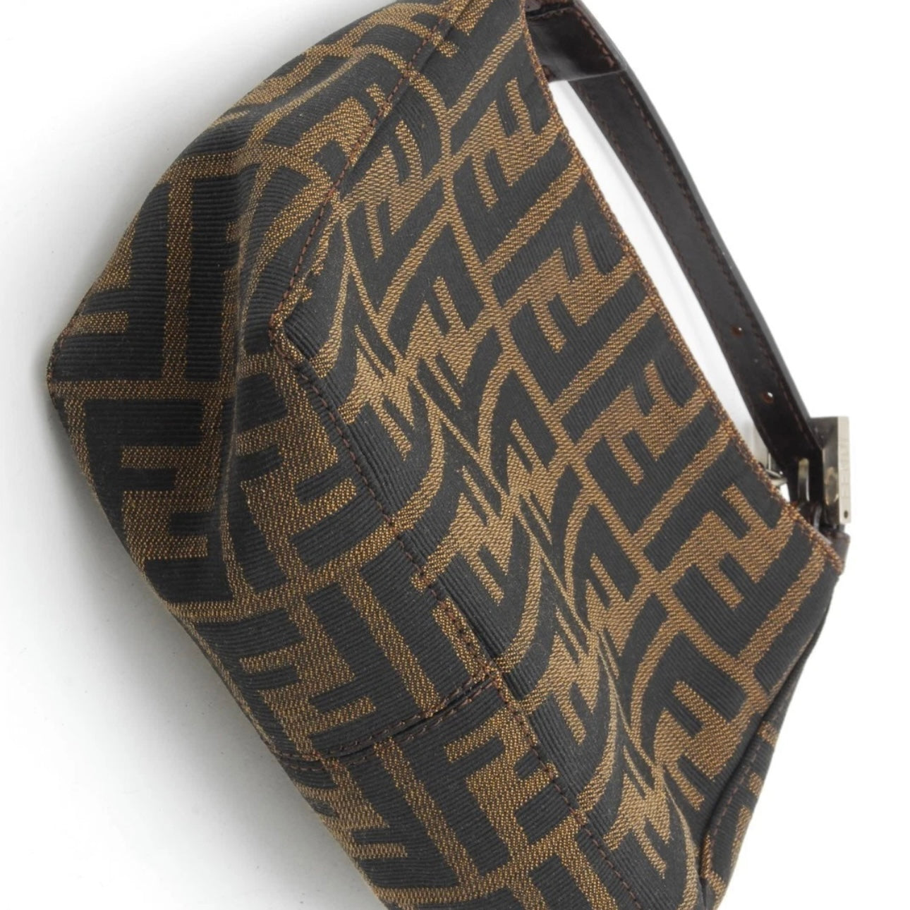 FENDI zucca handbag- canvas, leather