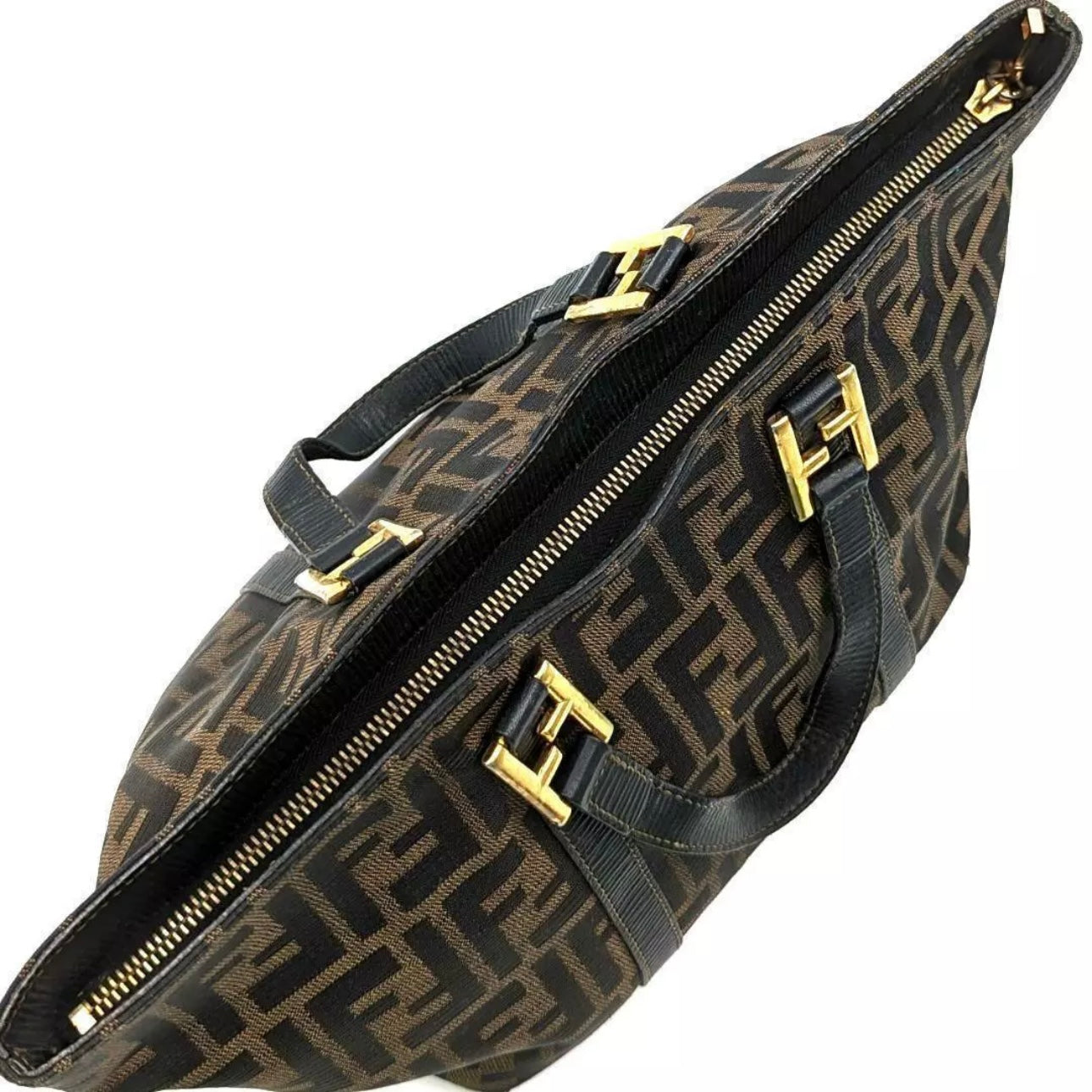 FENDI Zucca Pattern Handbag