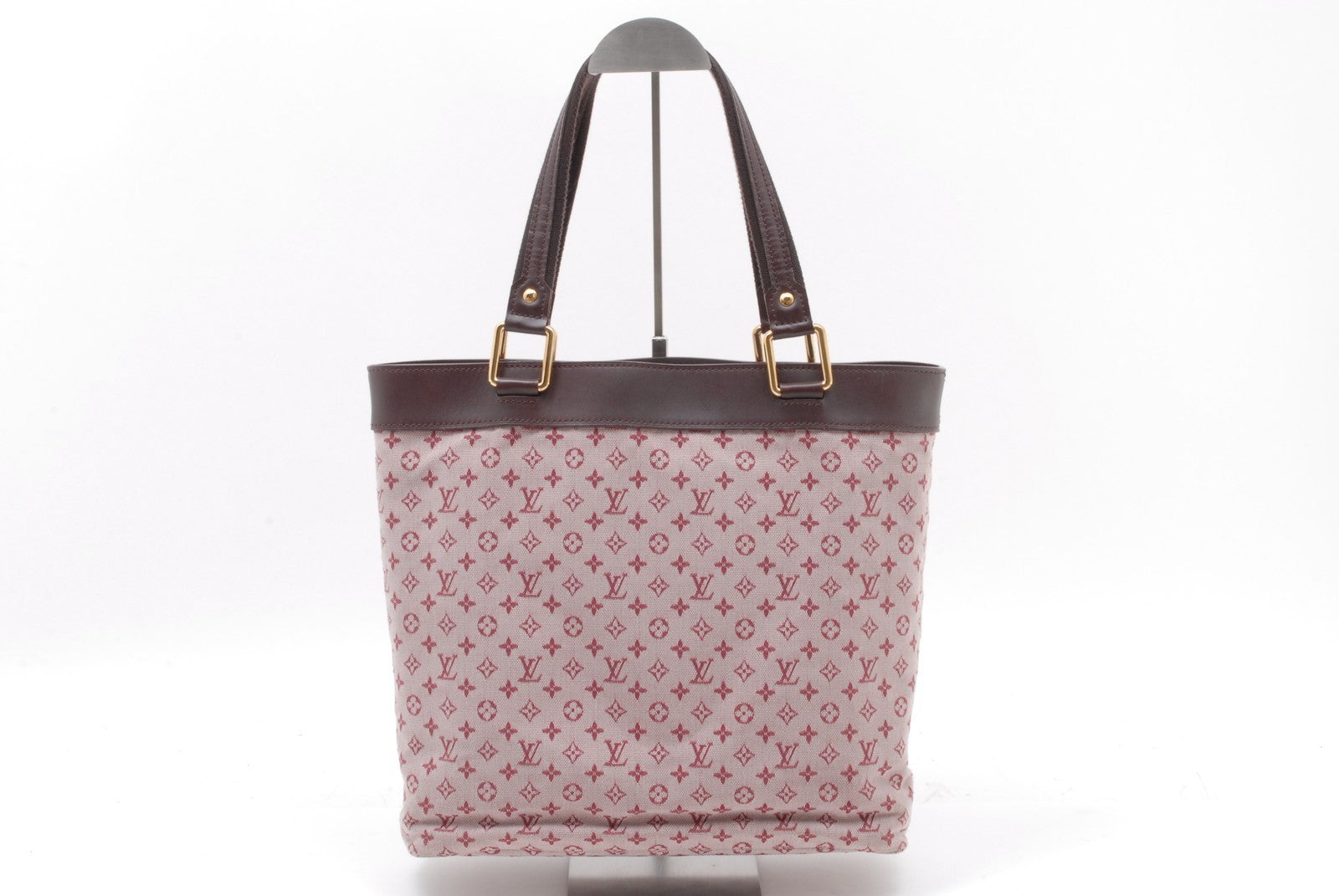 Louis Vuitton Lucille GM Tote Bag - Red Beige Brown, Canvas