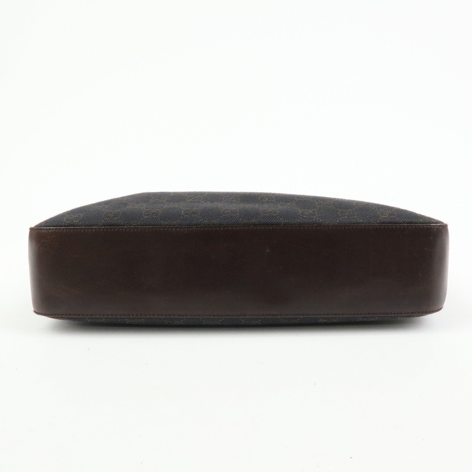 Gucci Hand Bag - Dark Brown, Canvas Leather