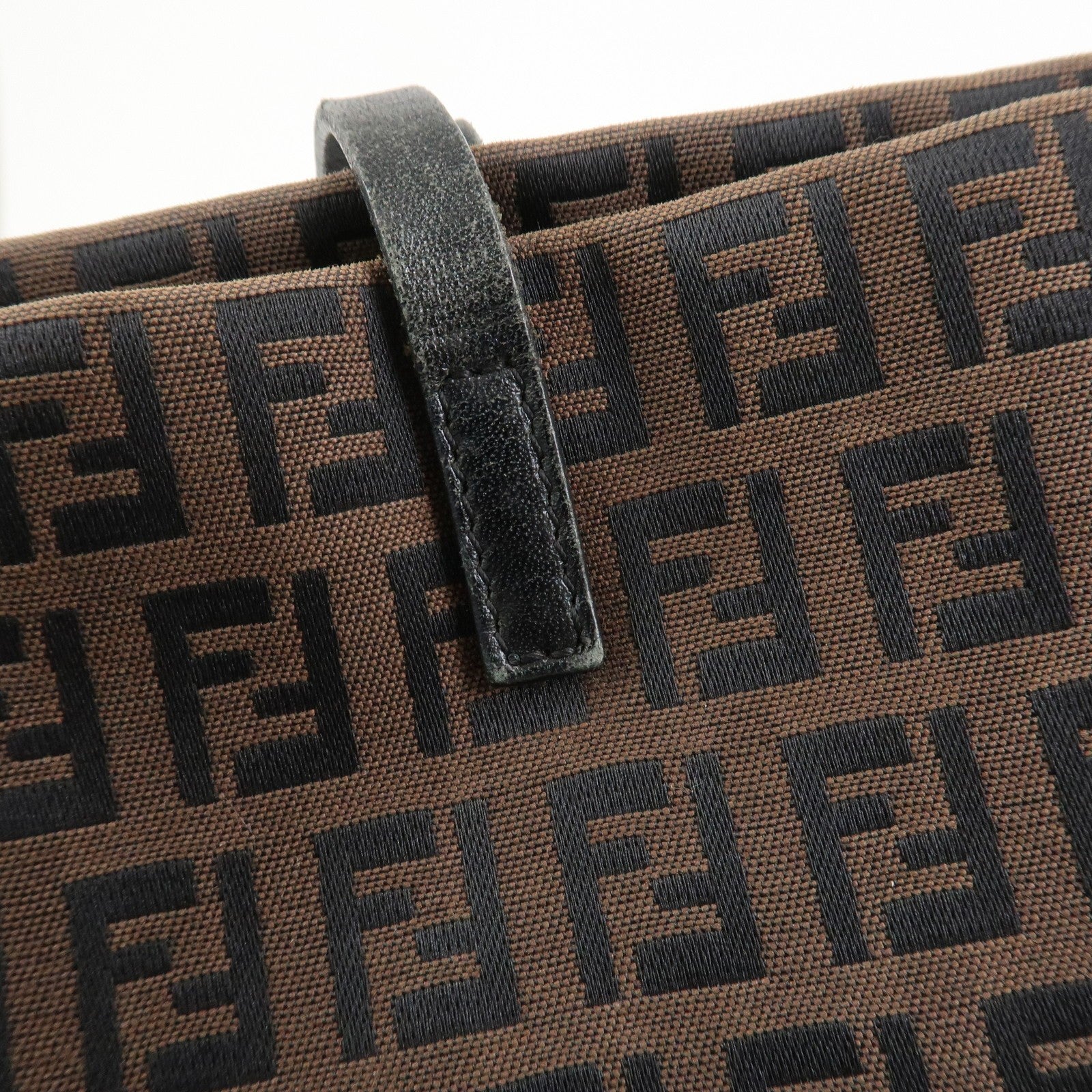 Fendi Zucchino Tote Bag - Brown, Canvas and Leather