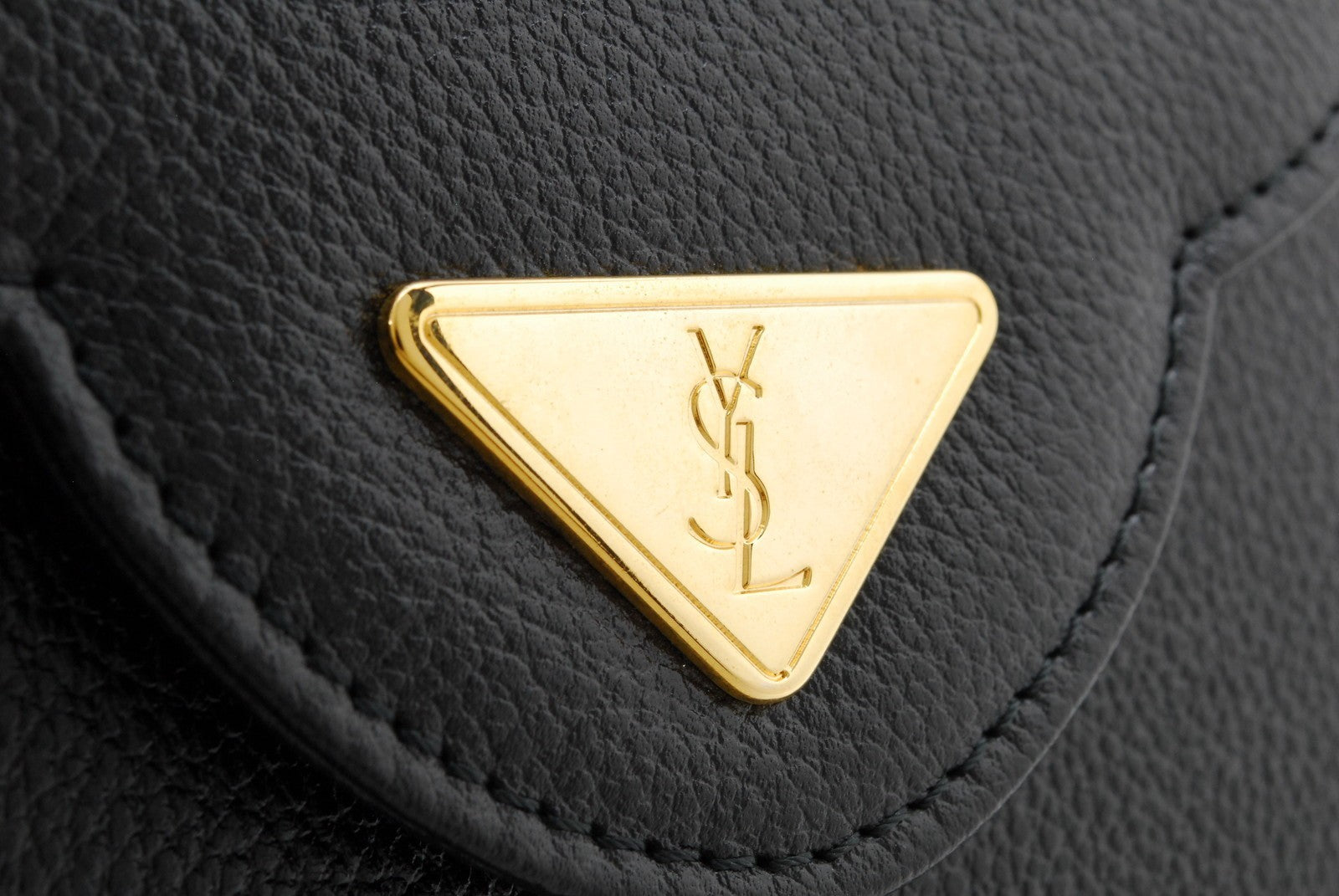 Saint Laurent Yves Saint Laurent Document Clutch Bag - Black, Leather