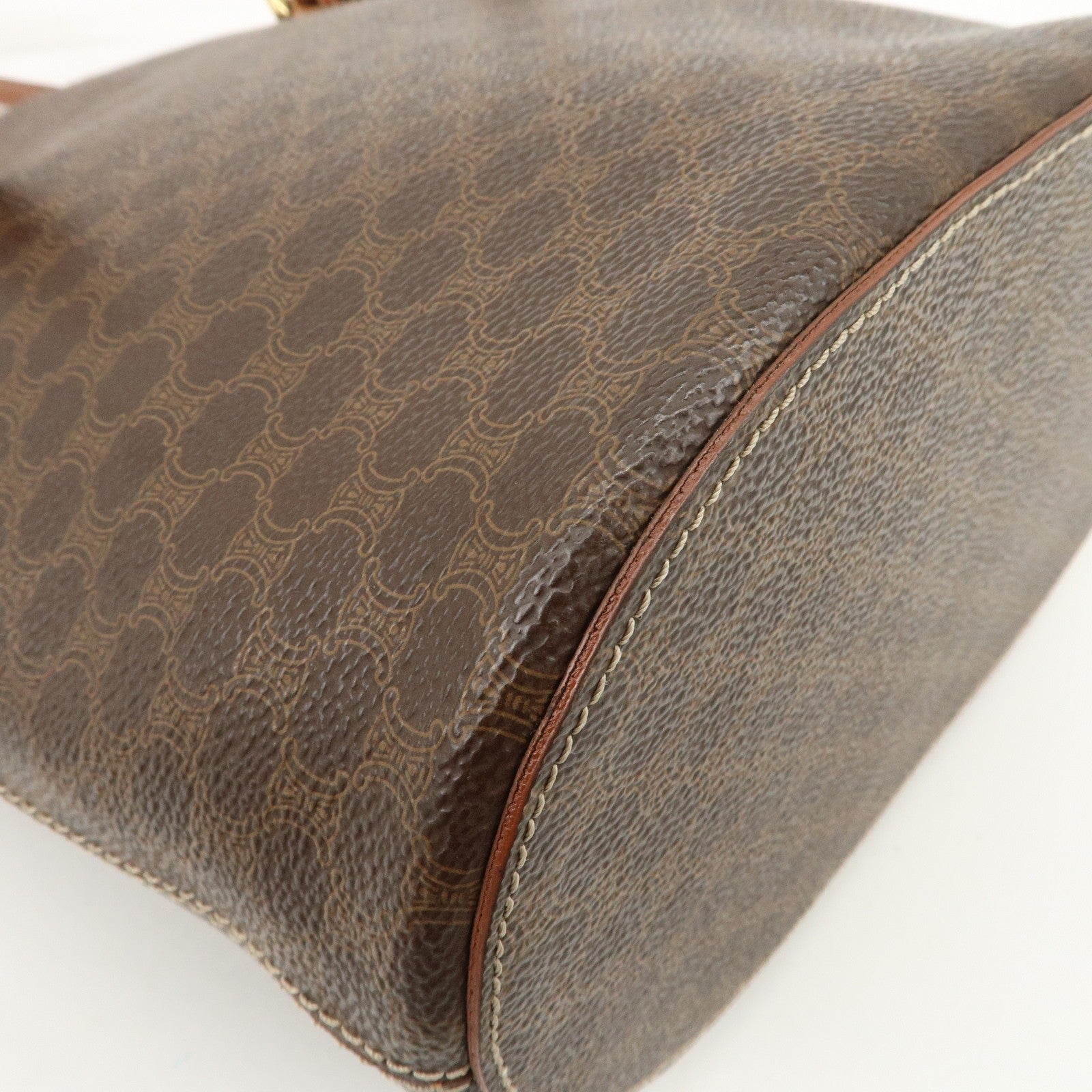 Celine Macadam Tote Bag - Brown, PVC Leather