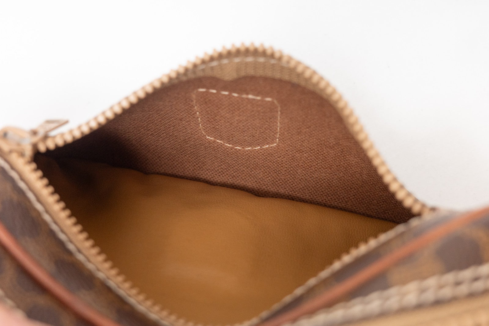 Celine Macadam Purse - Brown, Leather PVC