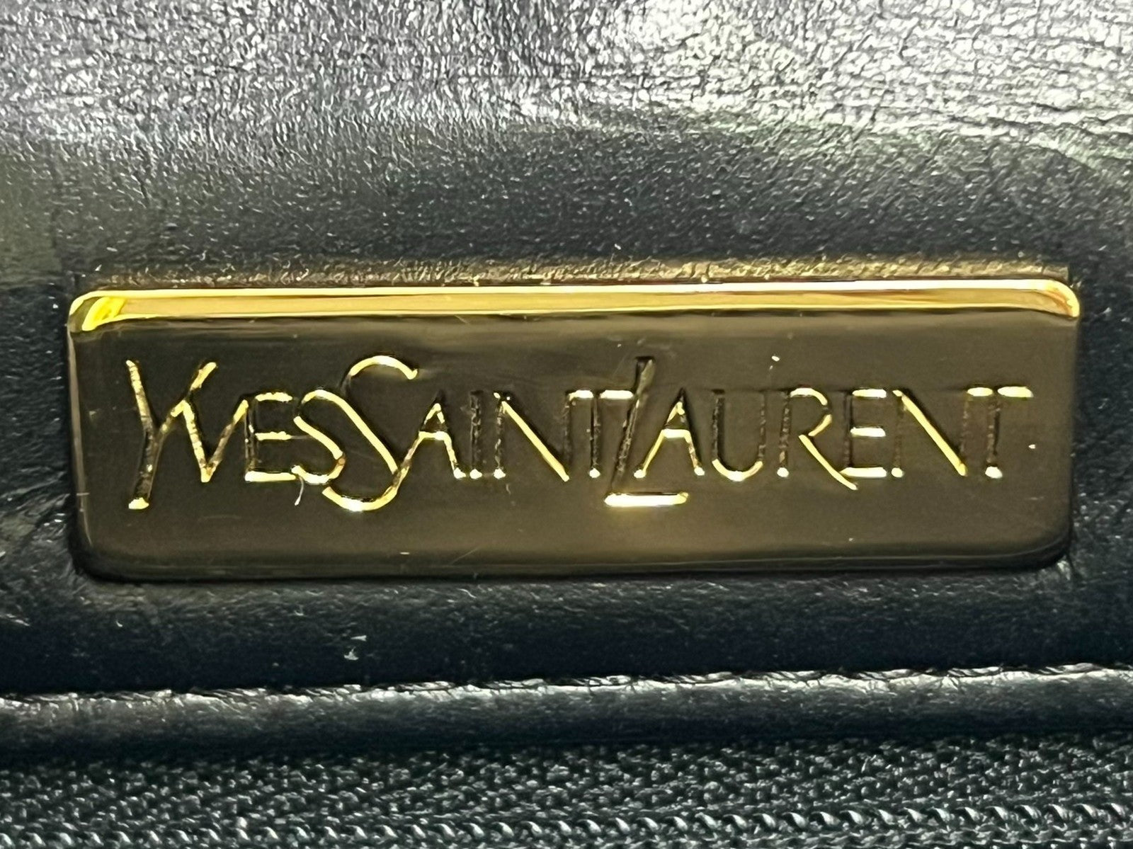 Saint Laurent YSL Shoulder Bag - Black, Leather
