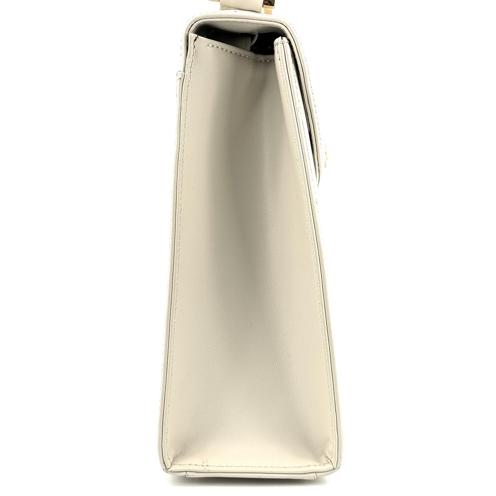Saint Laurent Shoulder 2Way Hand Tote Bag - White, Leather
