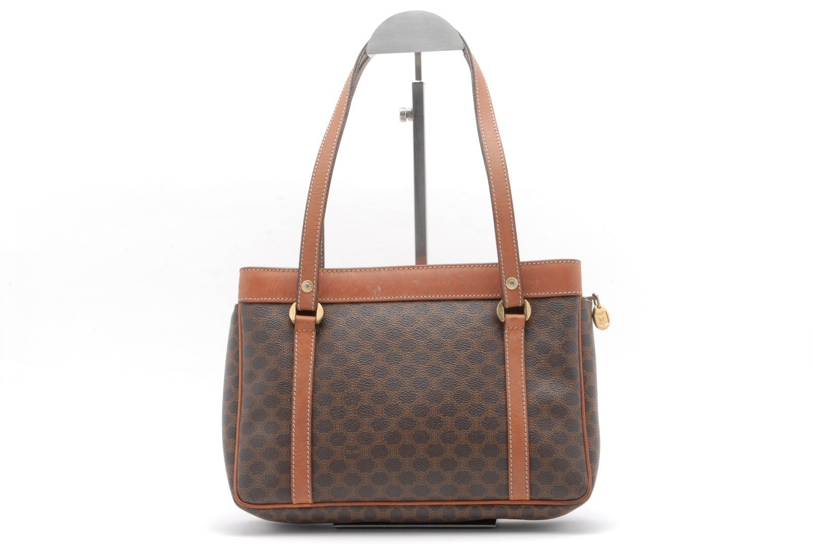 Celine Macadam Tote Bag - Brown, PVC Leather