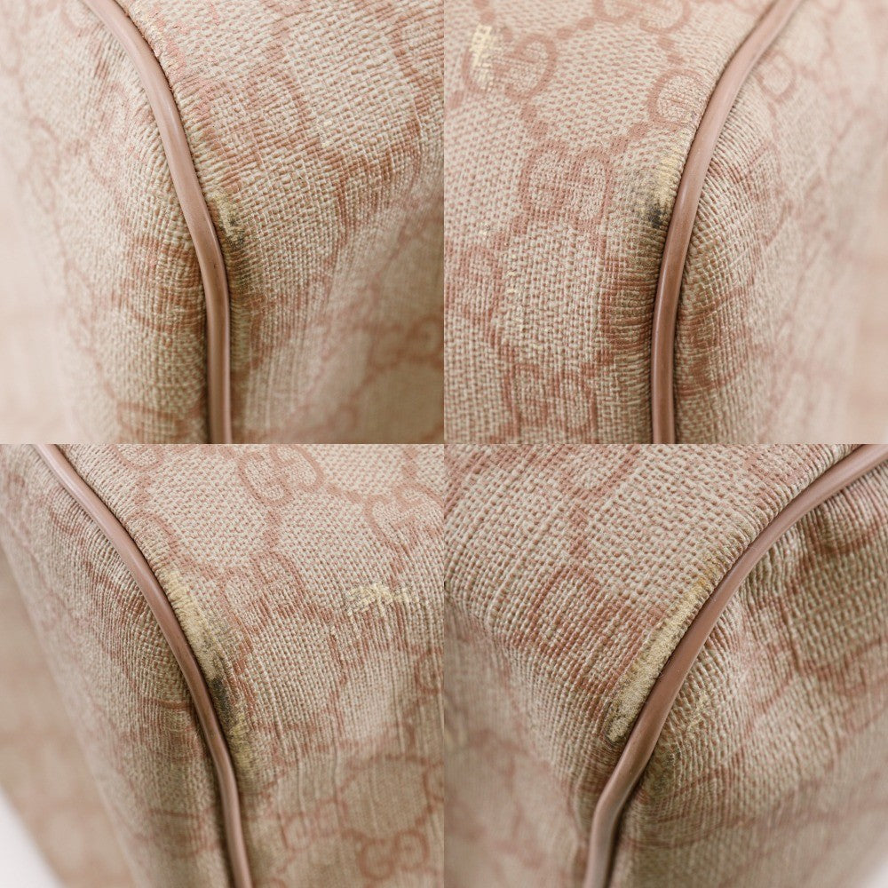 Gucci Boston Bag - Pink Beige, GG Supreme Canvas