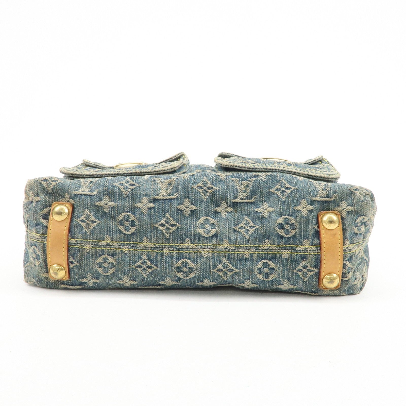Louis Vuitton Denim Shoulder Bag - Blue, Monogram Denim