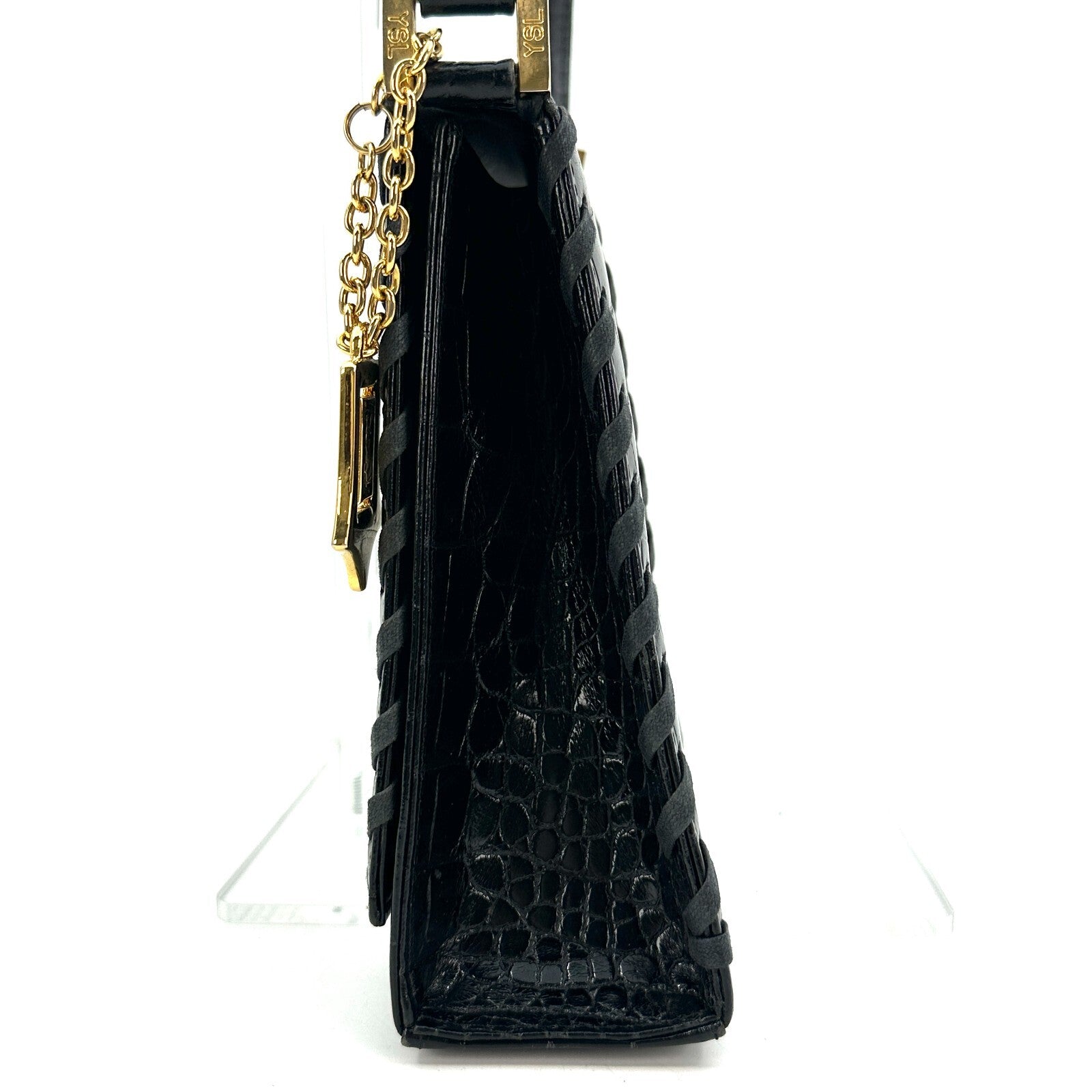 Saint Laurent Yves Shoulder Bag - Black, Leather