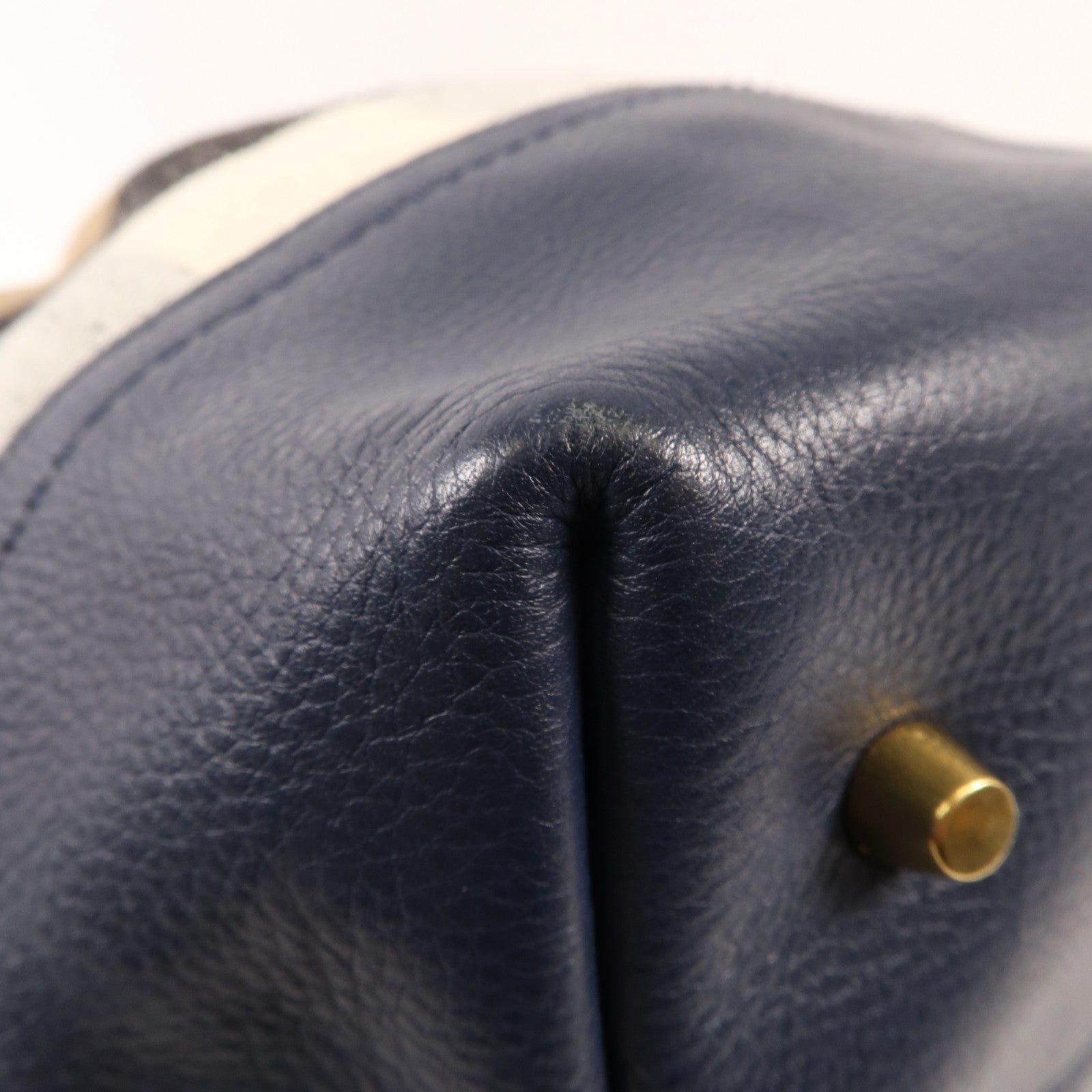 Burberry GHW Shoulder Bag - Blue, Canvas