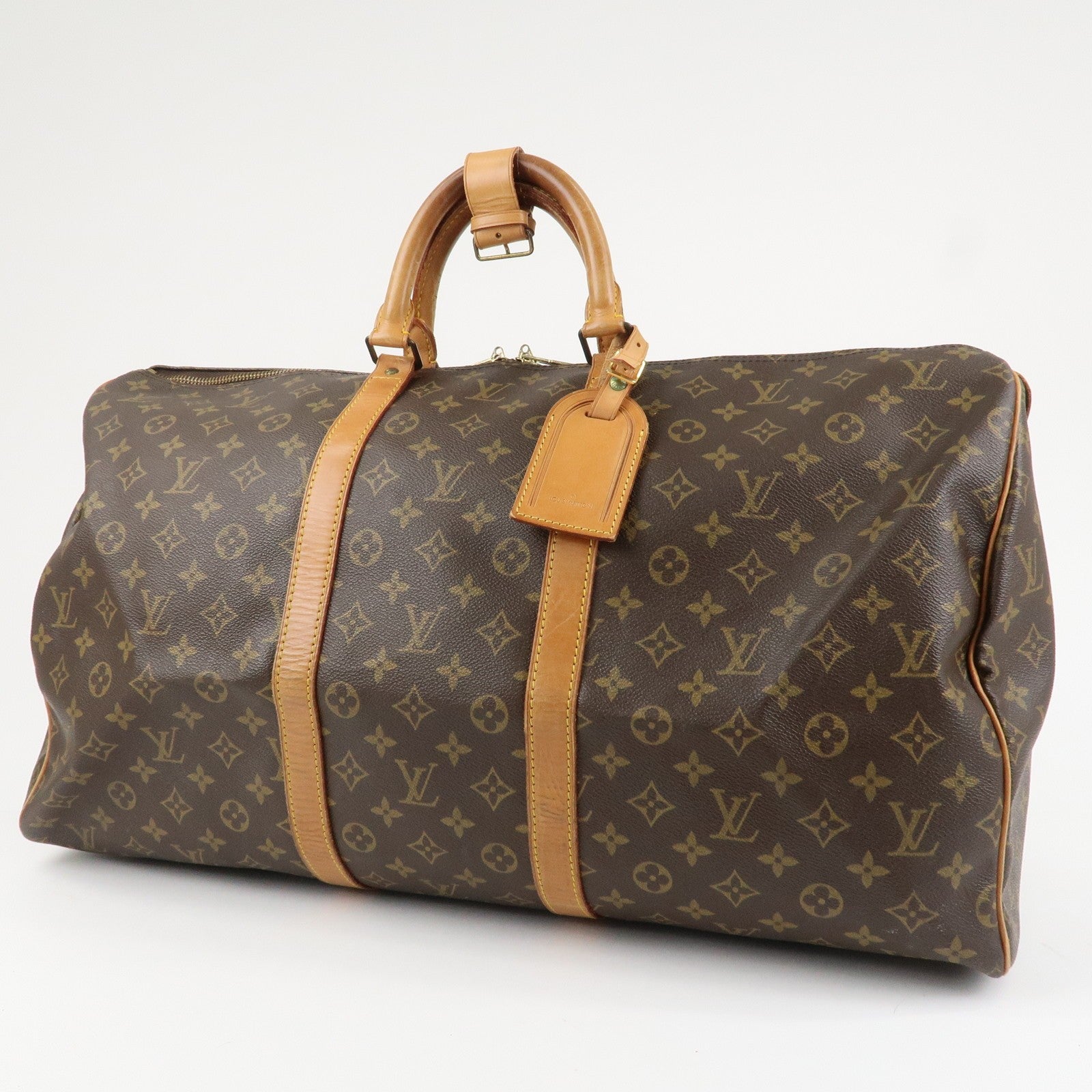 Louis Vuitton Monogram Keep All 55 Boston Bag - Monogram, Canvas