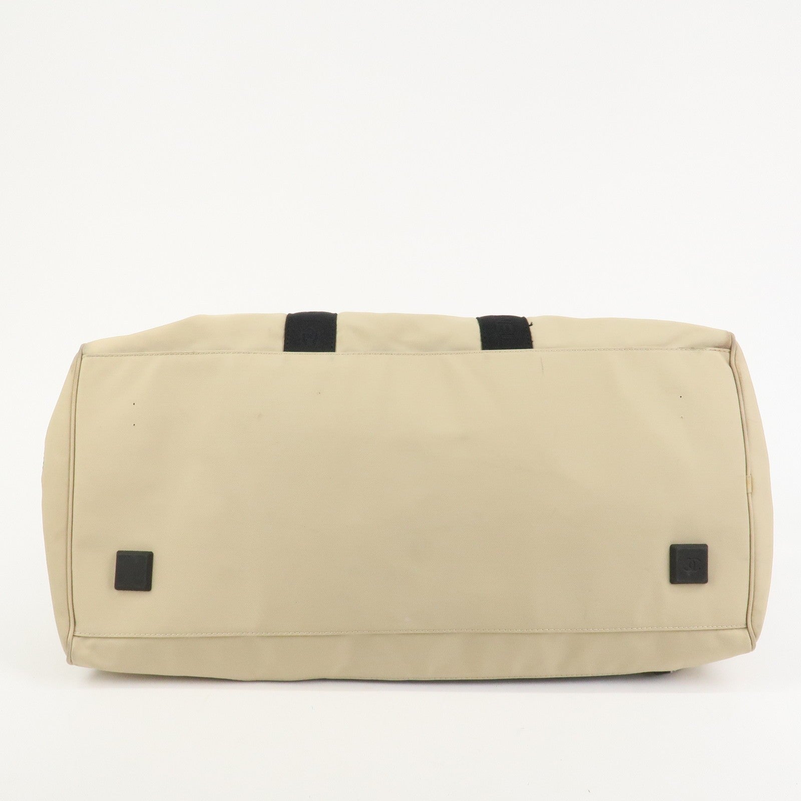 Chanel Travel Bag - Beige, Black, Nylon