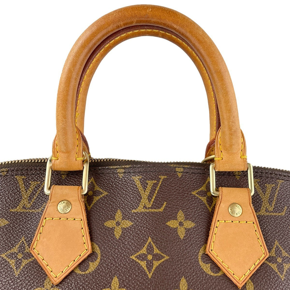 Louis Vuitton Monogram Alma Handbag - Brown, Coated Canvas