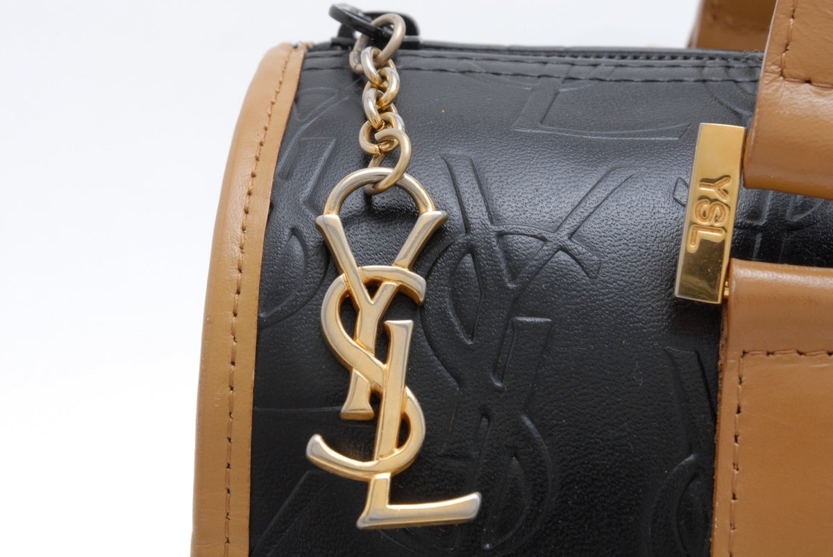 Saint Laurent Yves Saint Laurent Hand Bag - Black Brown, Leather