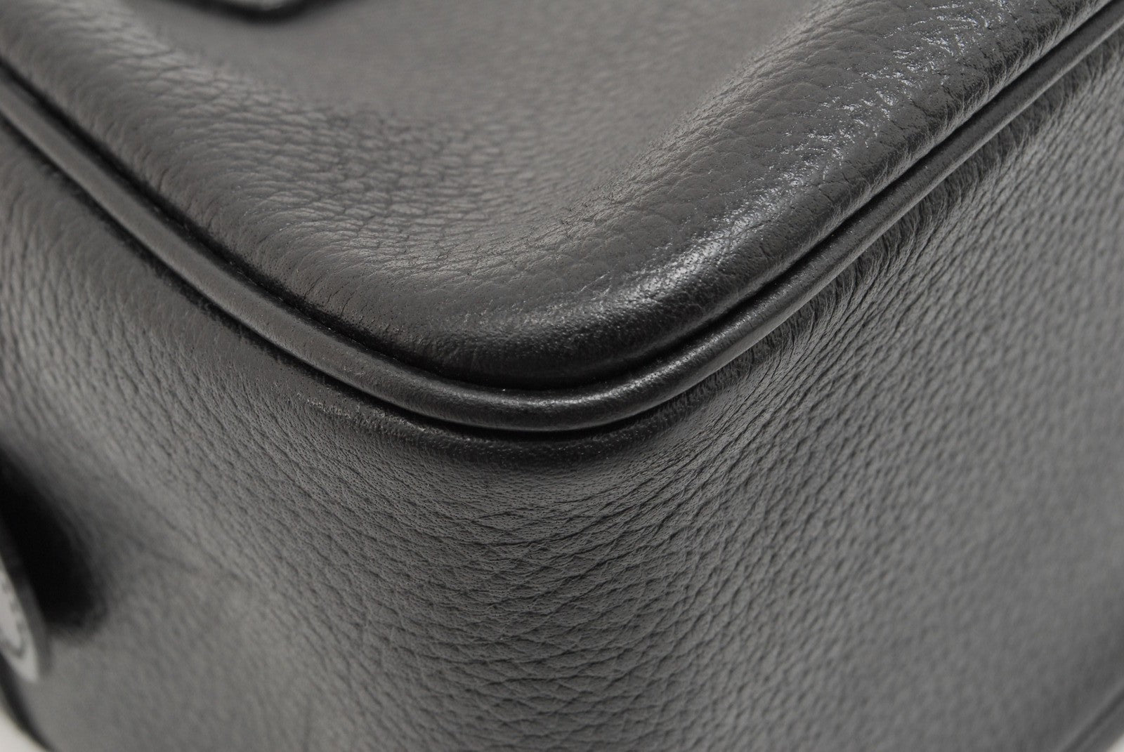 Burberry Nova Check Hand Boston Bag - Black, Leather