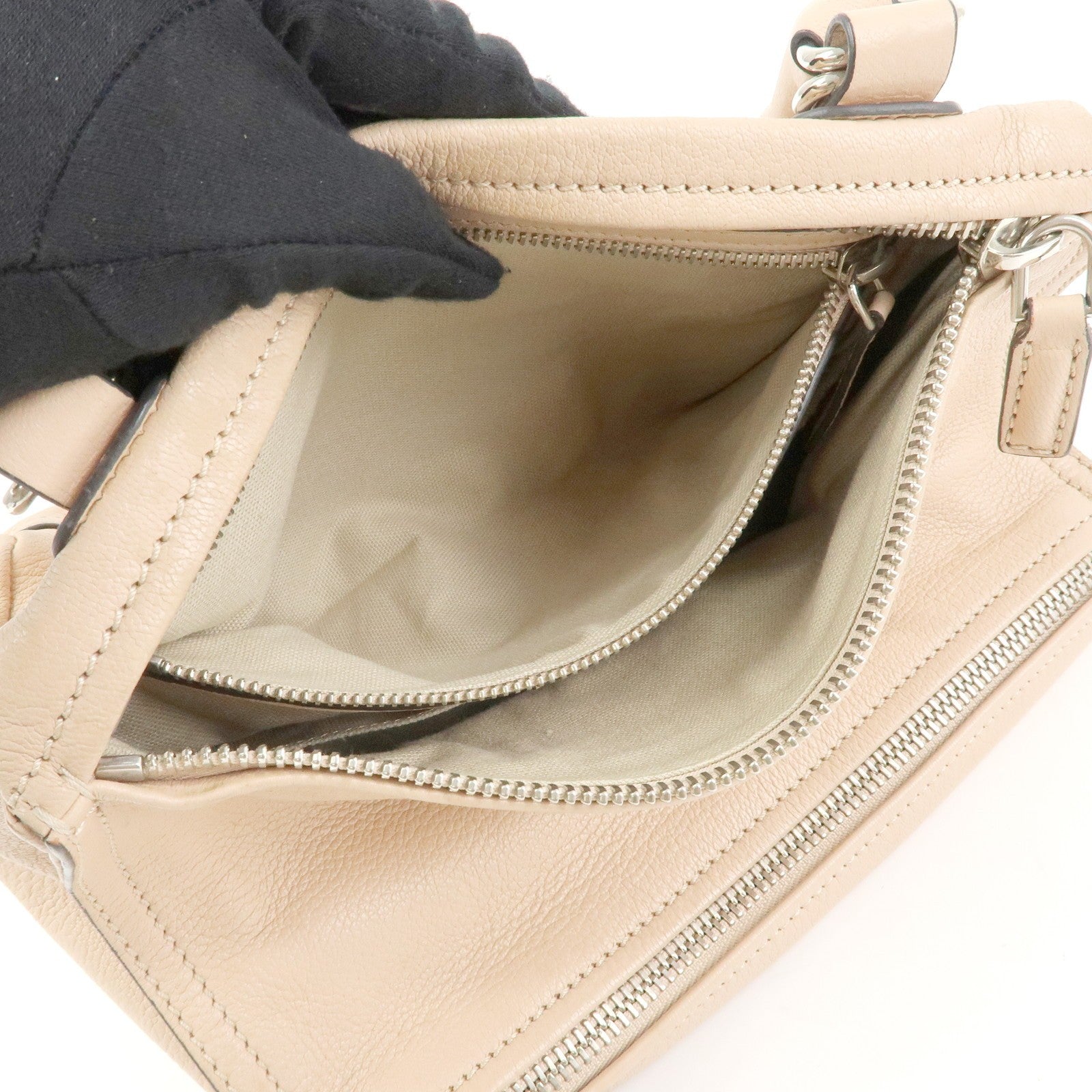 Givenchy Pandora 2Way Bag - Beige, Leather