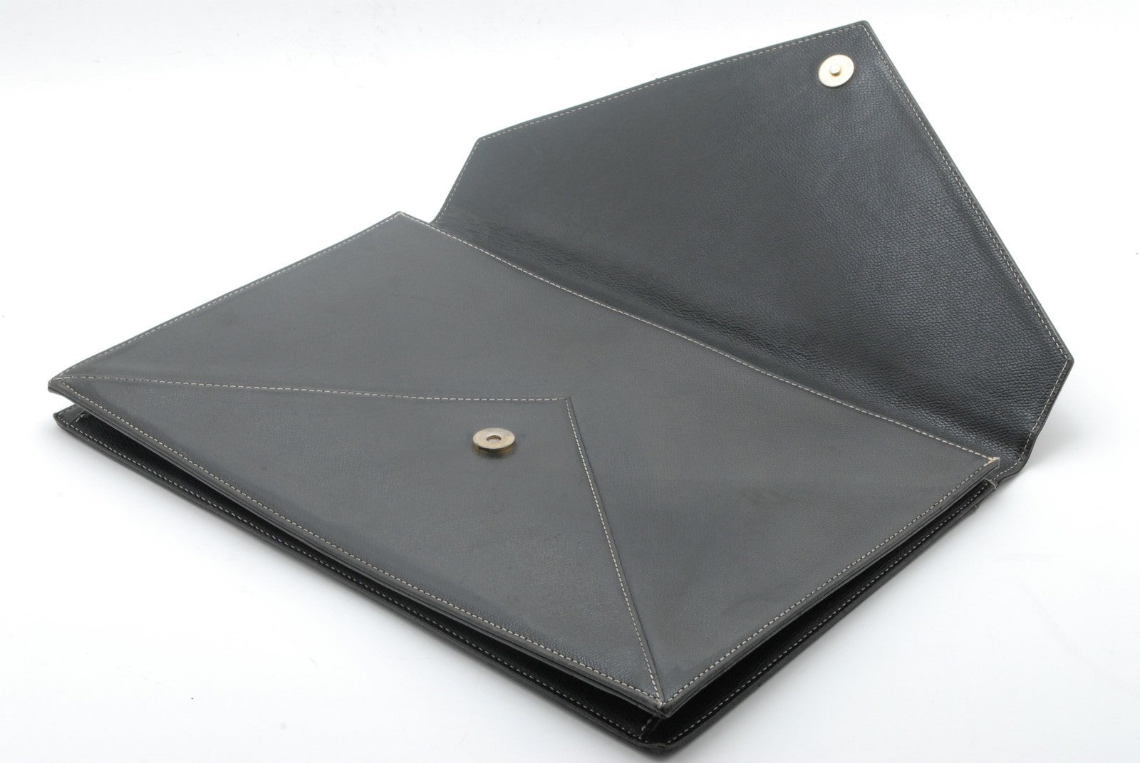 Saint Laurent Yves Saint Laurent Clutch Bag - Black, Leather