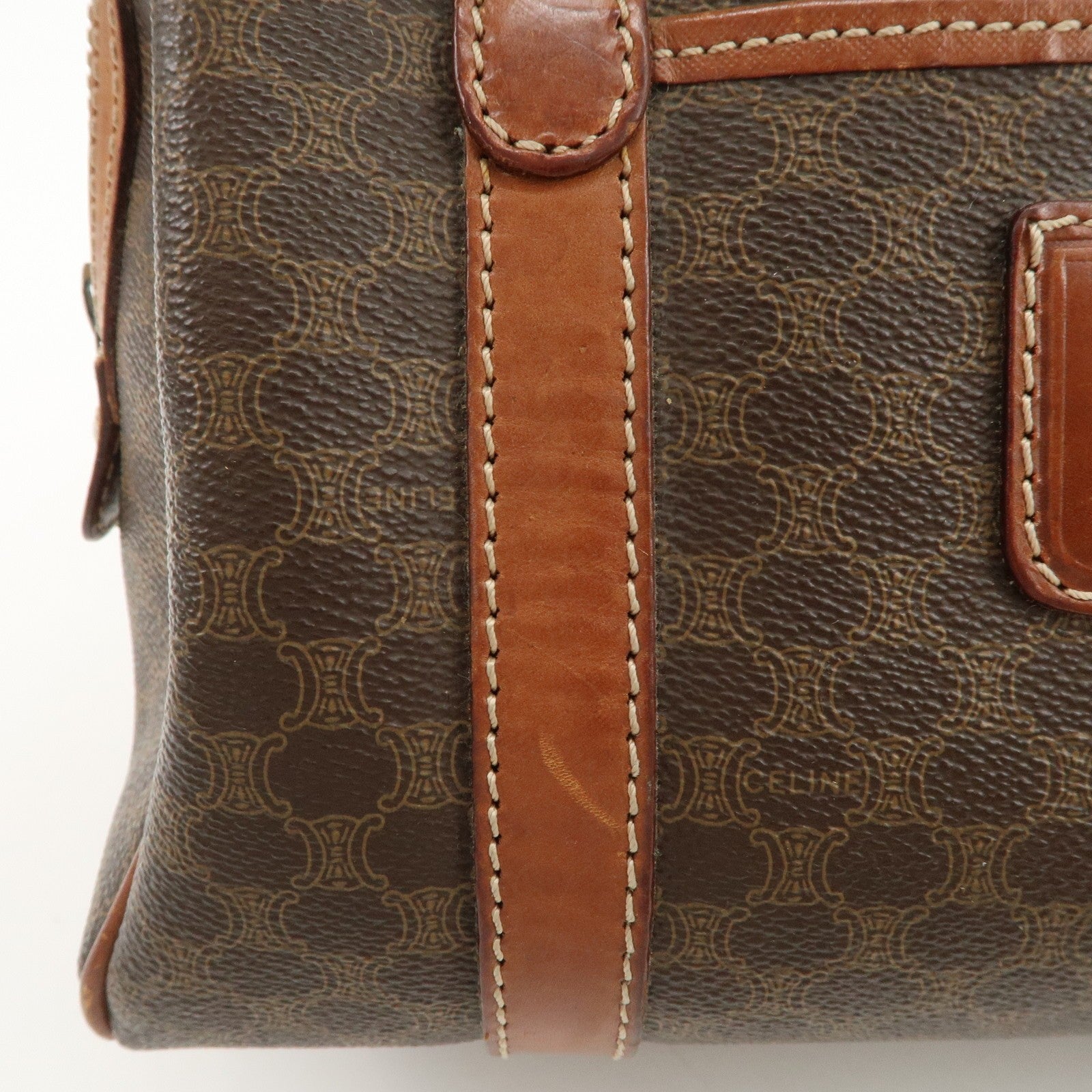 Celine Boston Bag - Brown, PVC
