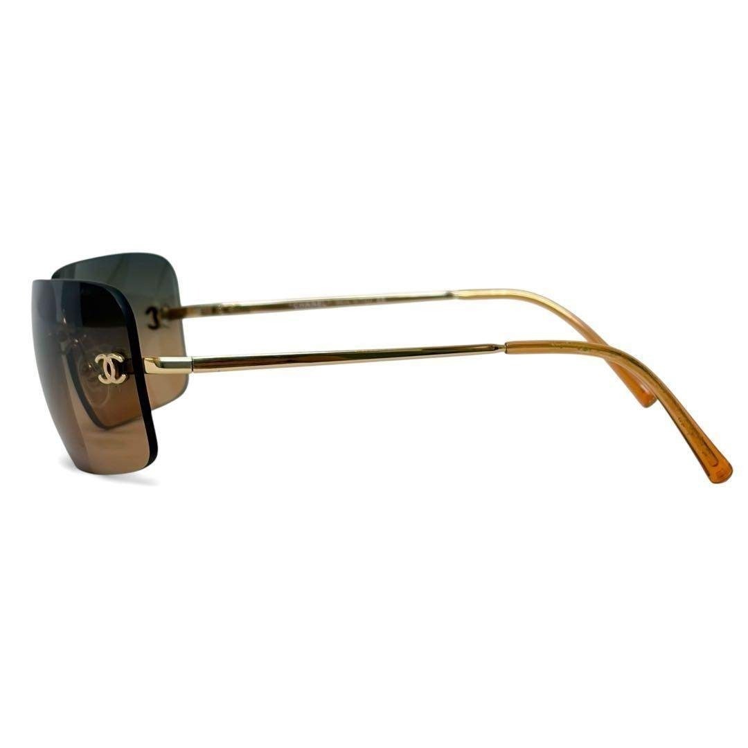 Chanel Rimless Sunglasses - Green, Orange, Gold, N/A