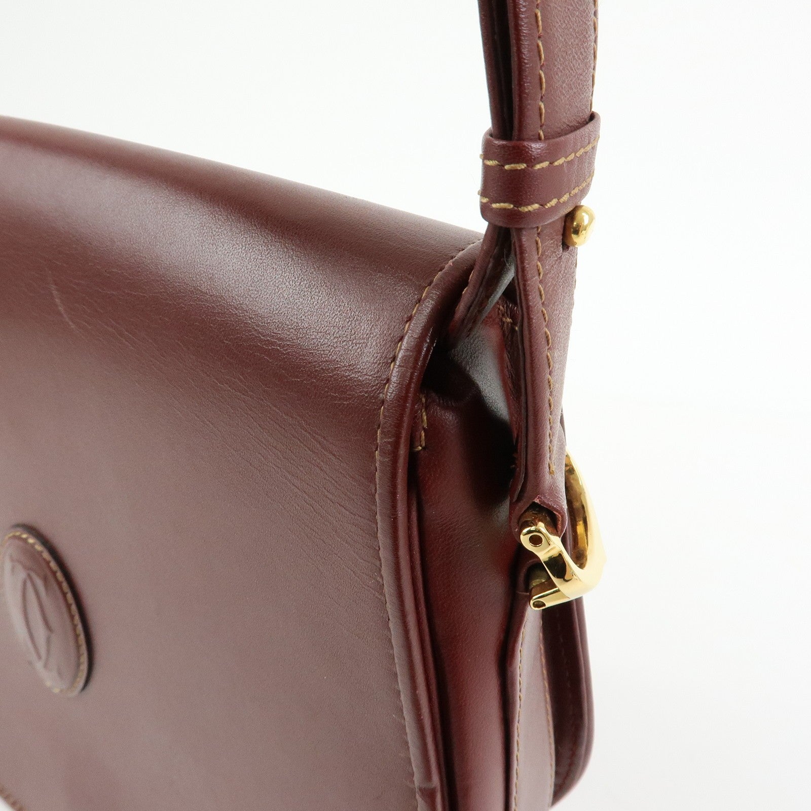 Cartier Must de Cartier Shoulder Bag - Bordeaux, Leather