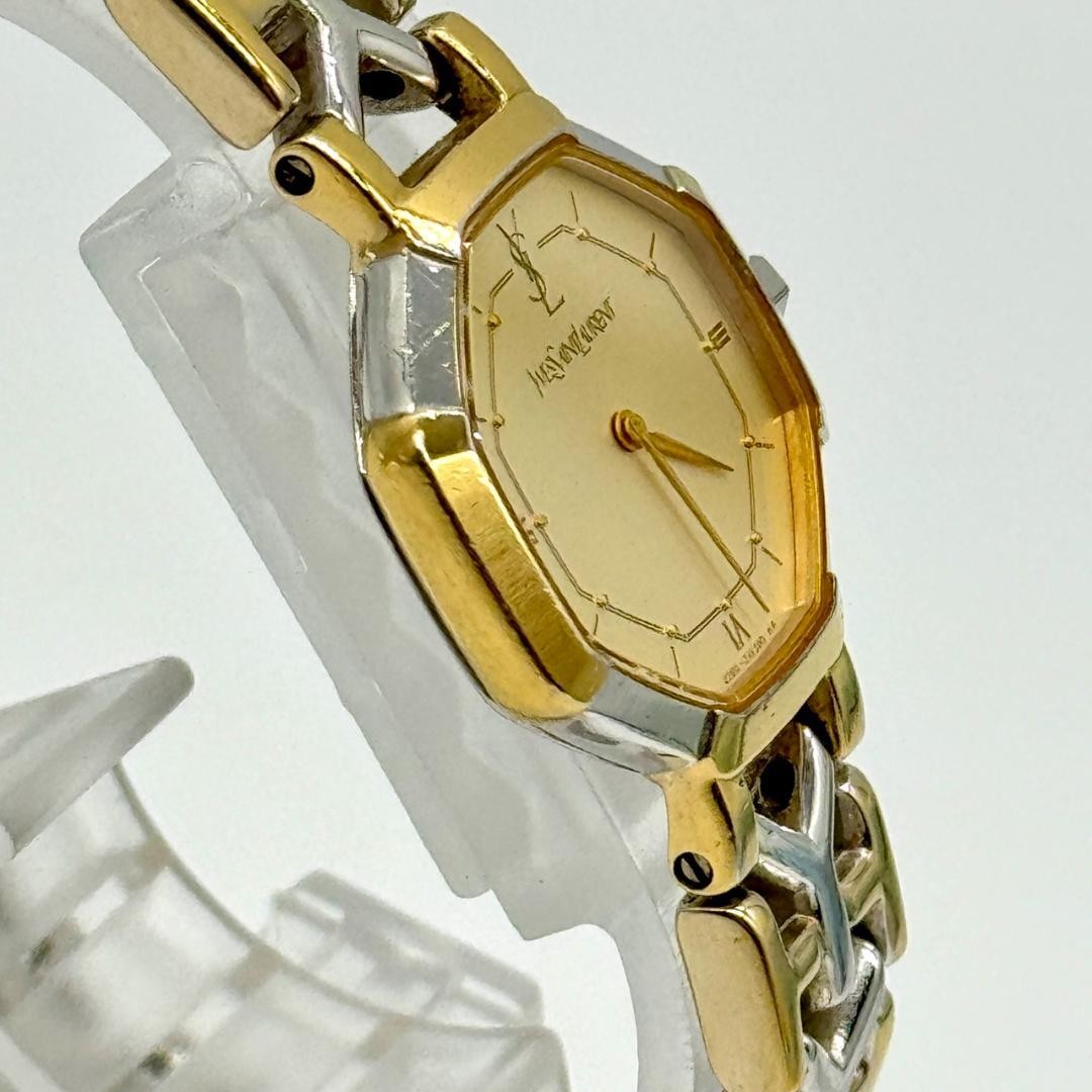 Saint Laurent Octagon Watch - Gold, Quartz