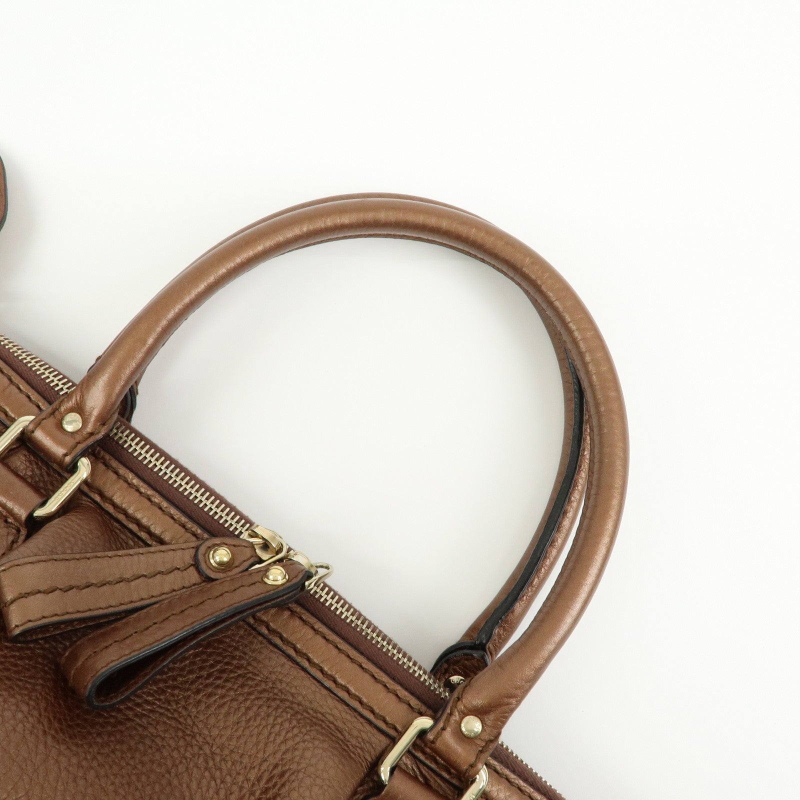 GUCCI Sukey Interlocking G Leather 2Way Bag Shoulder Bag