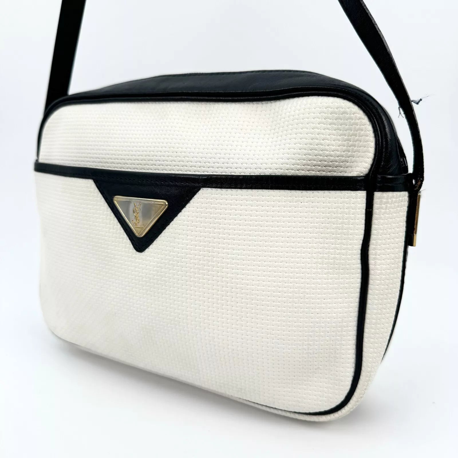 YVES SAINT LAURENT Cross Body - White, PVC