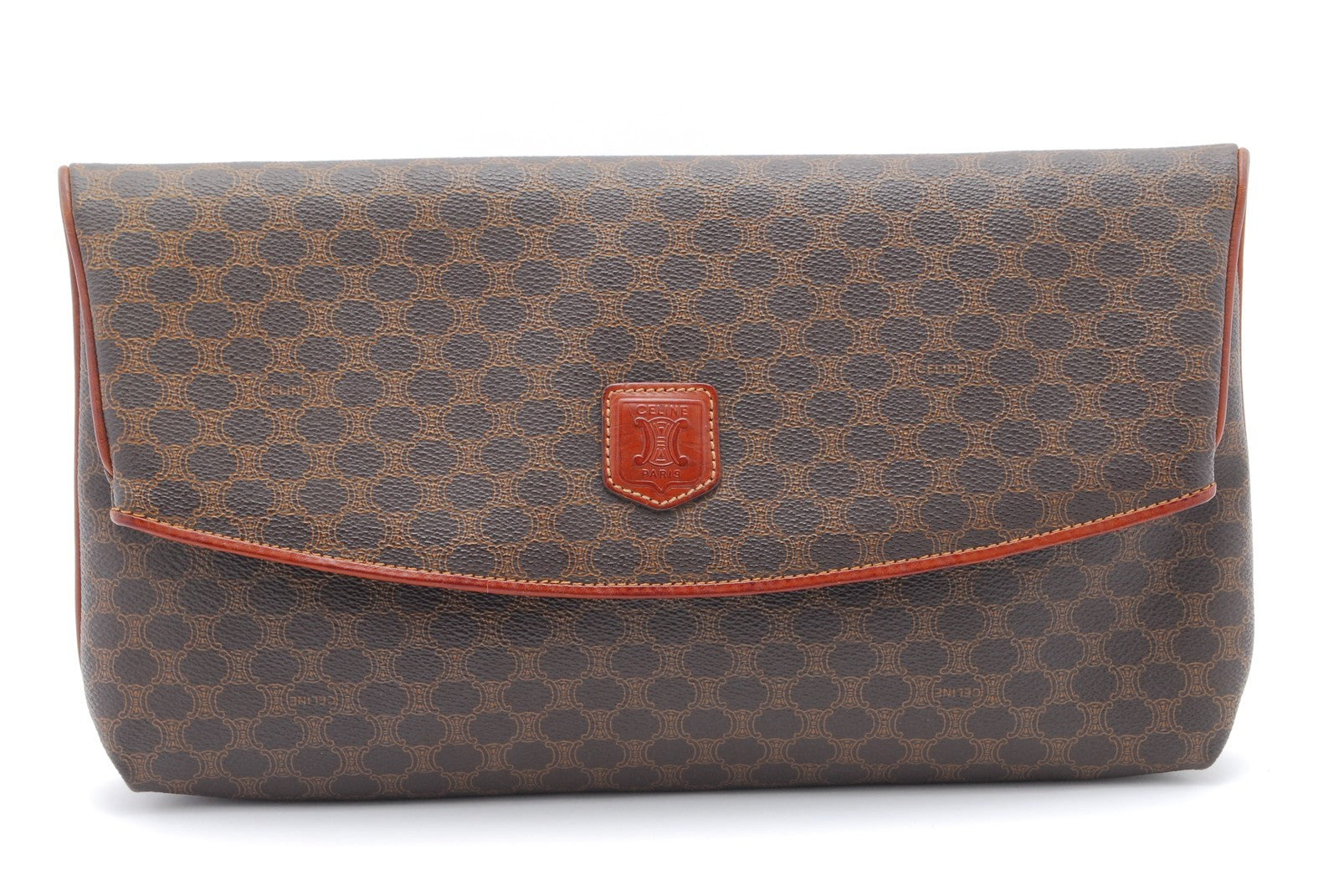 Celine Macadam Clutch Bag - Brown, PVC