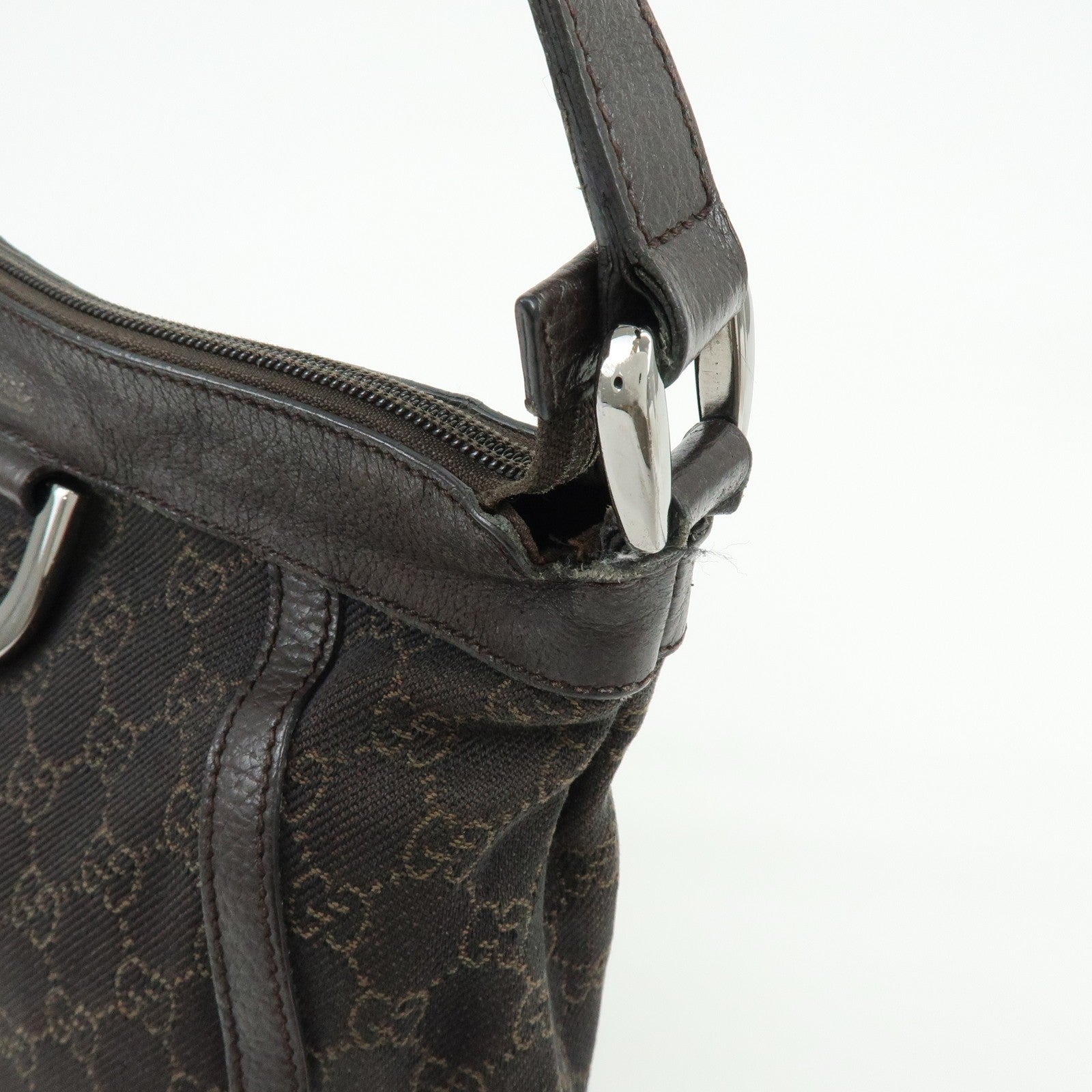 Gucci Abbey Shoulder Crossbody Bag - Brown, Canvas Leather