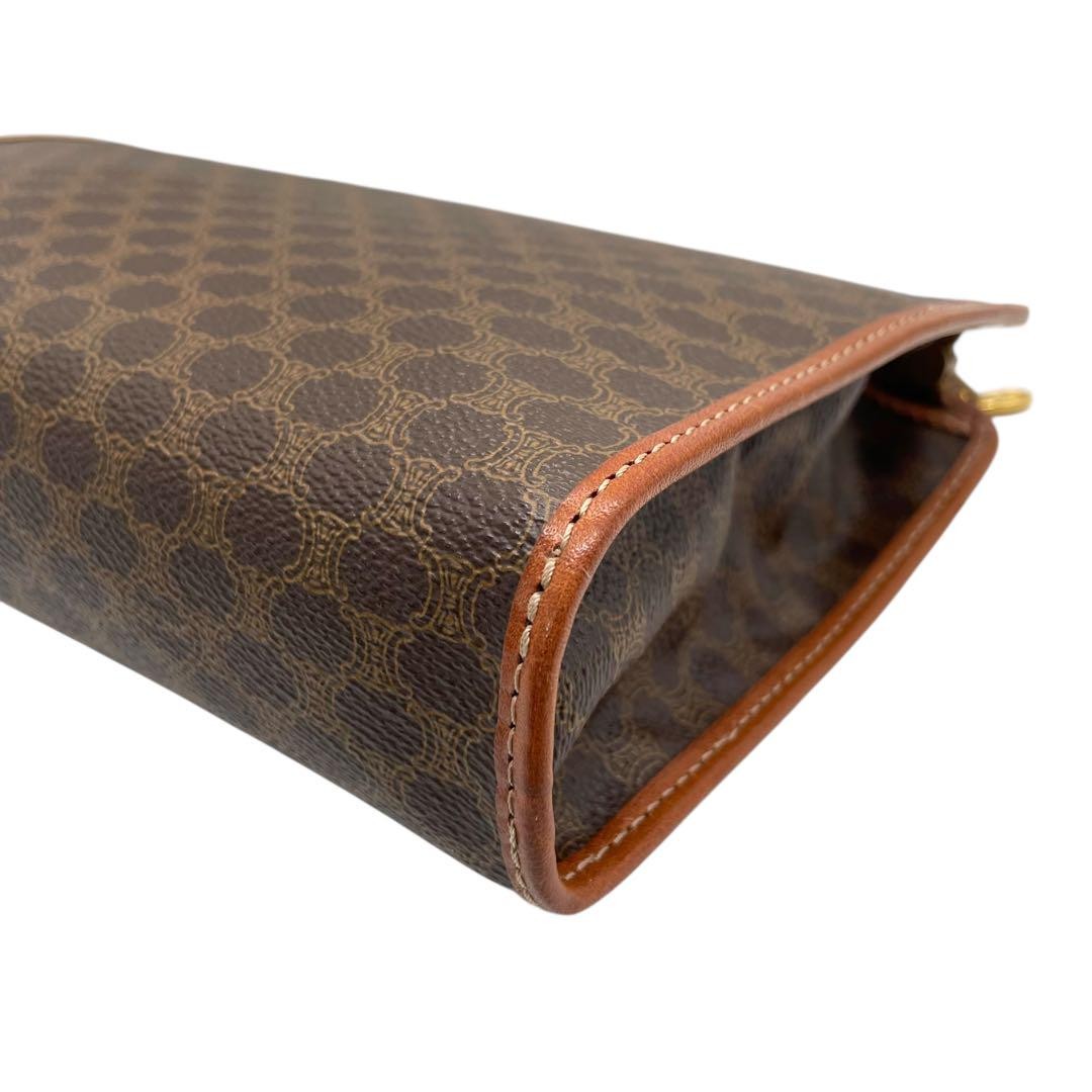 Celine s67 Magadam Clutch Bag - Brown, PVC Leather