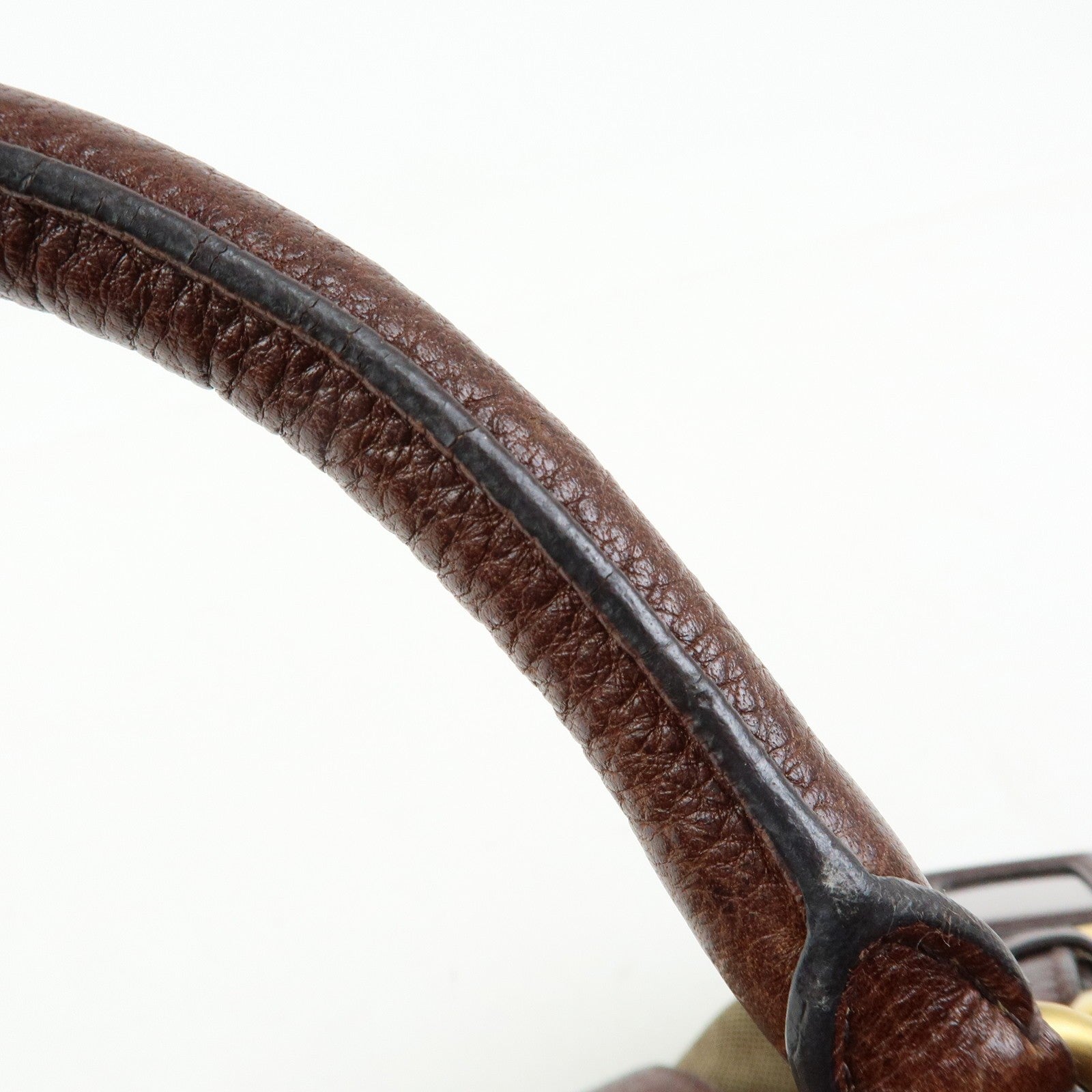 Prada Logo Jacquard 2Way Bag - Brown, Leather