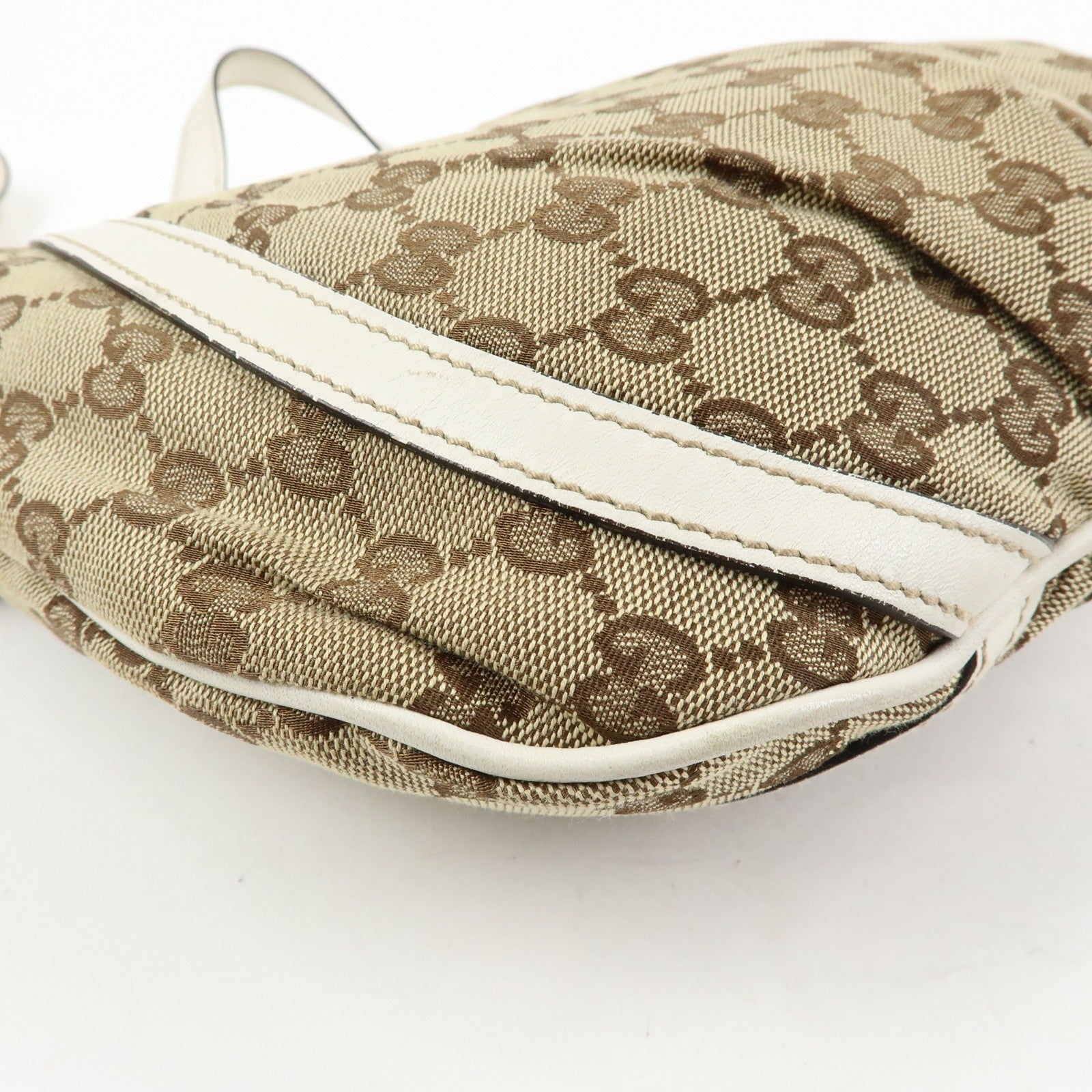 Gucci Abbey Shoulder Bag - Beige, GG Canvas, Leather