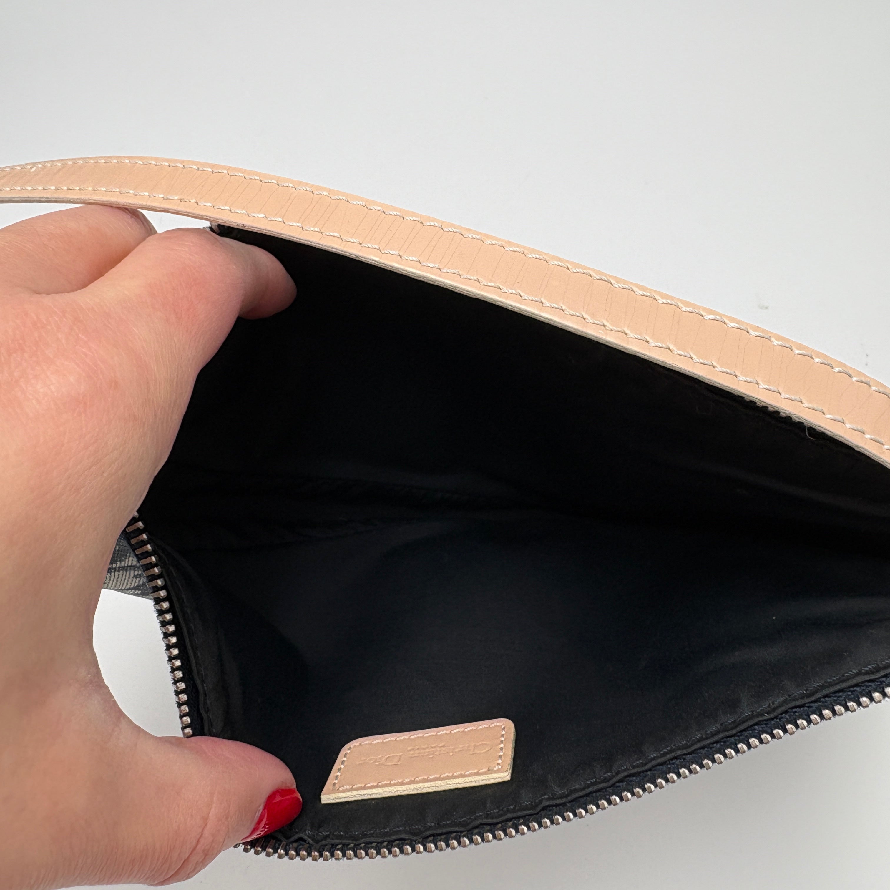 Dior Trotter Saddle Blue Shoulder Bag