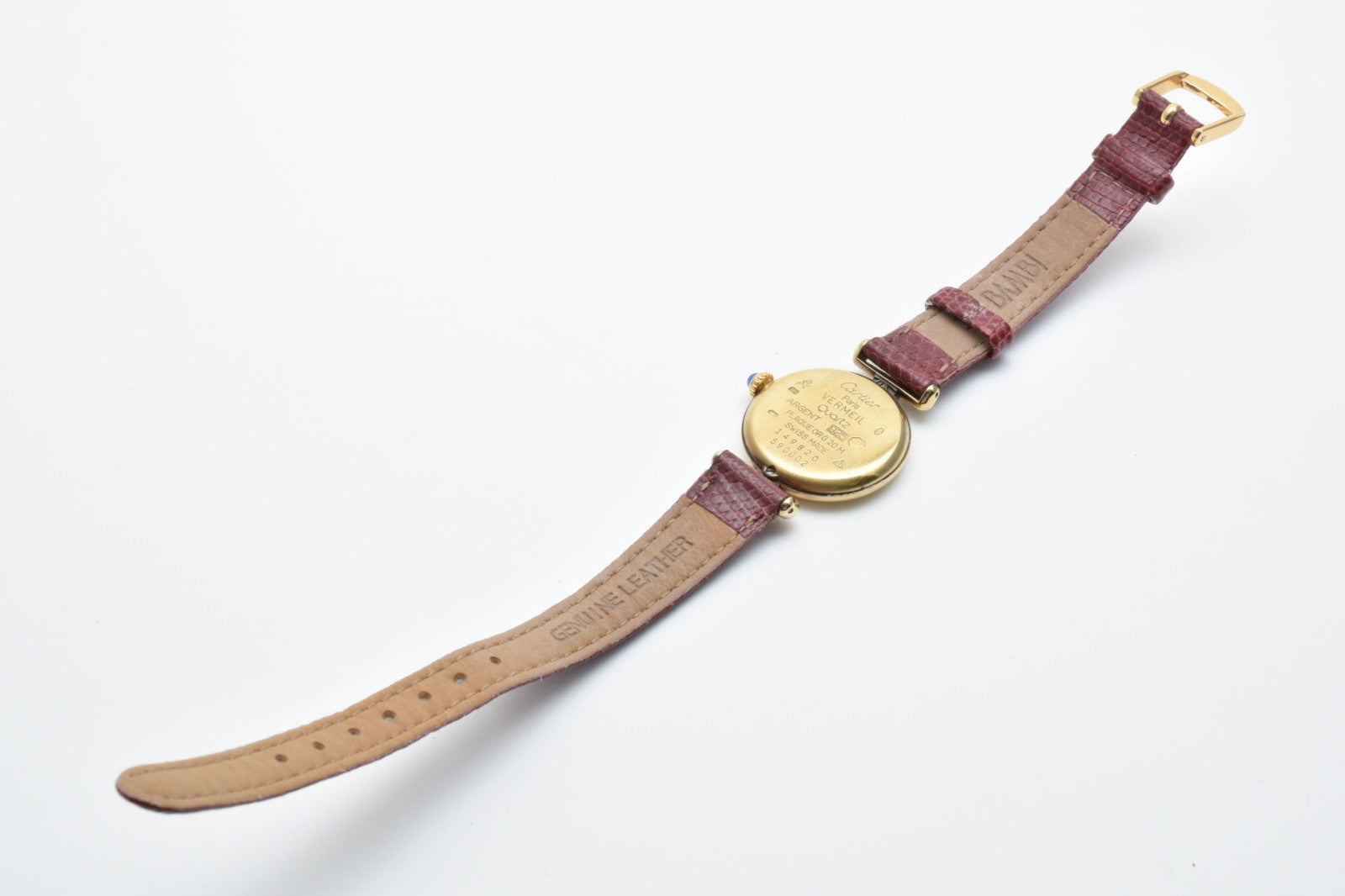Cartier Colisee Wristwatch - Gold, Leather