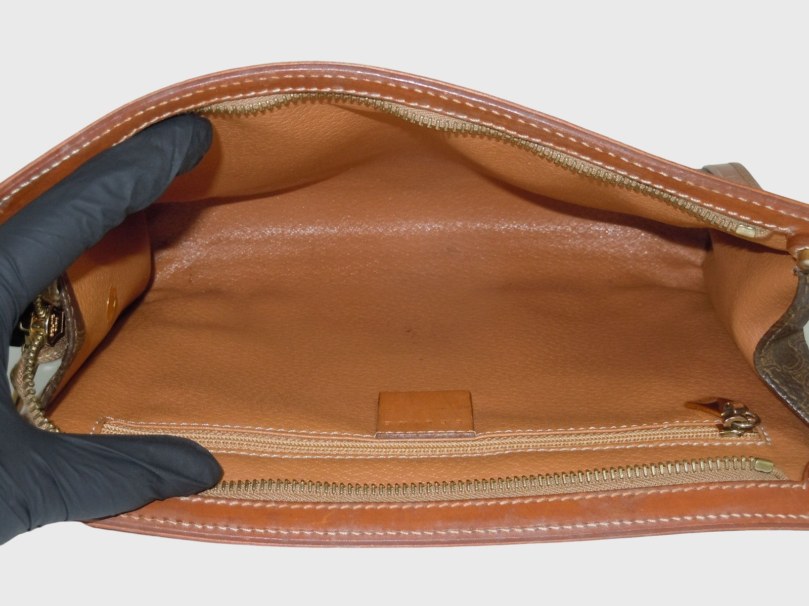 Celine Macadam Clutch Bag - Brown, PVC Leather